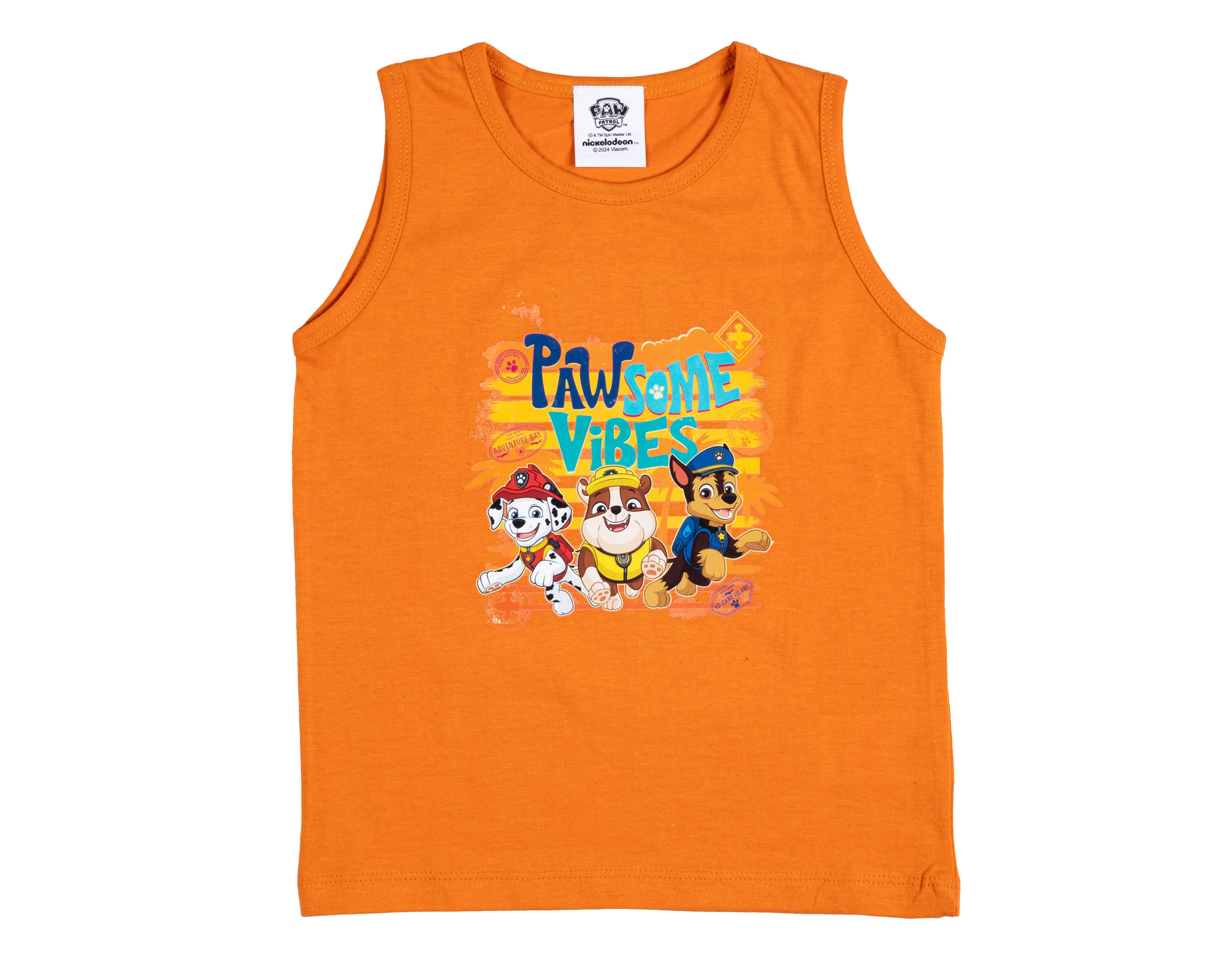 Foto 5 pulgar | Camiseta Interior Paw Patrol para Bebé Niño 3 Piezas