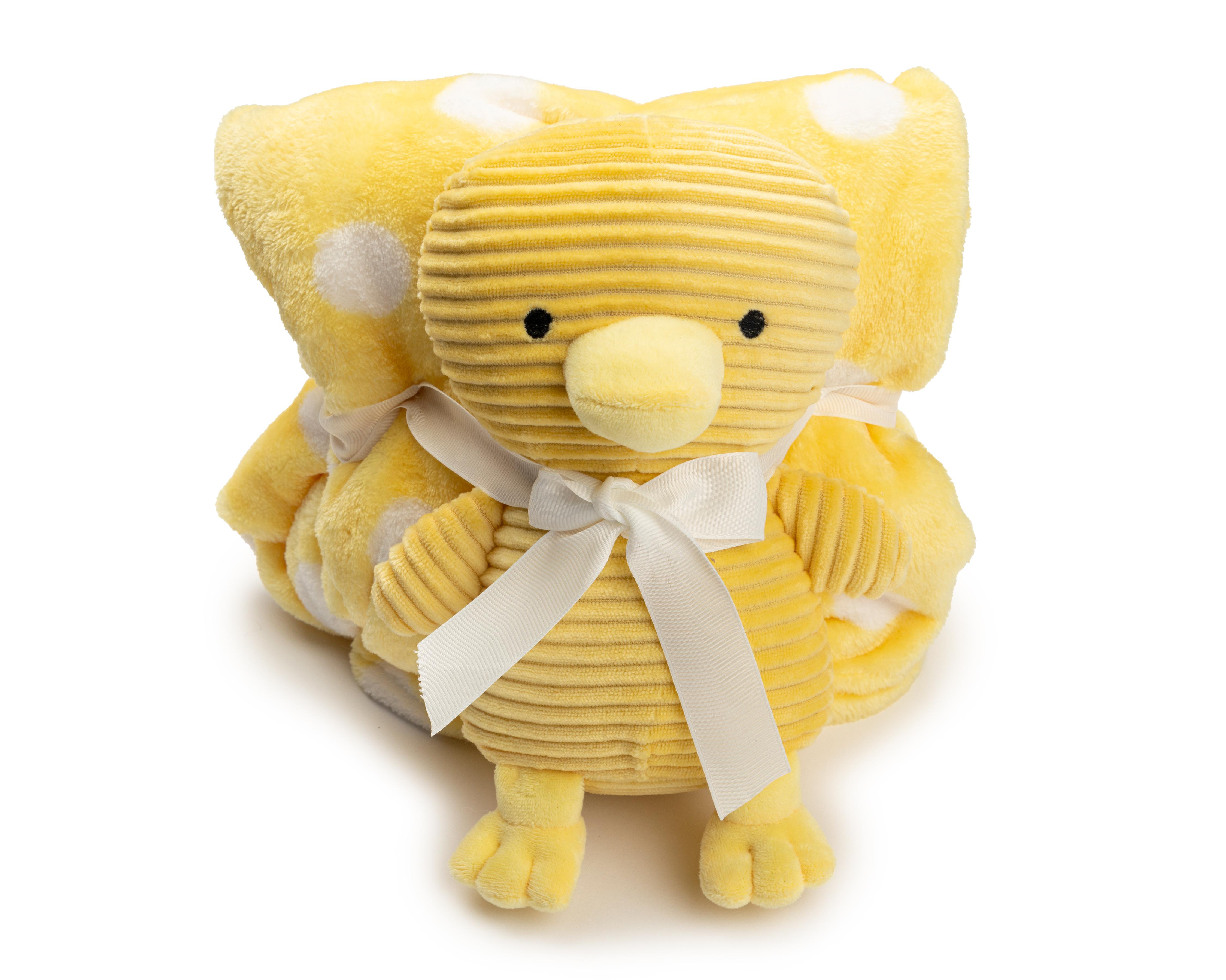 Cobertor y Peluche Baby Colors para Bebé 2 Piezas
