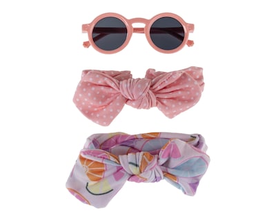 Foto 3 | Diademas y Lentes para el Sol Baby Colors para Bebé Niña 3 Piezas