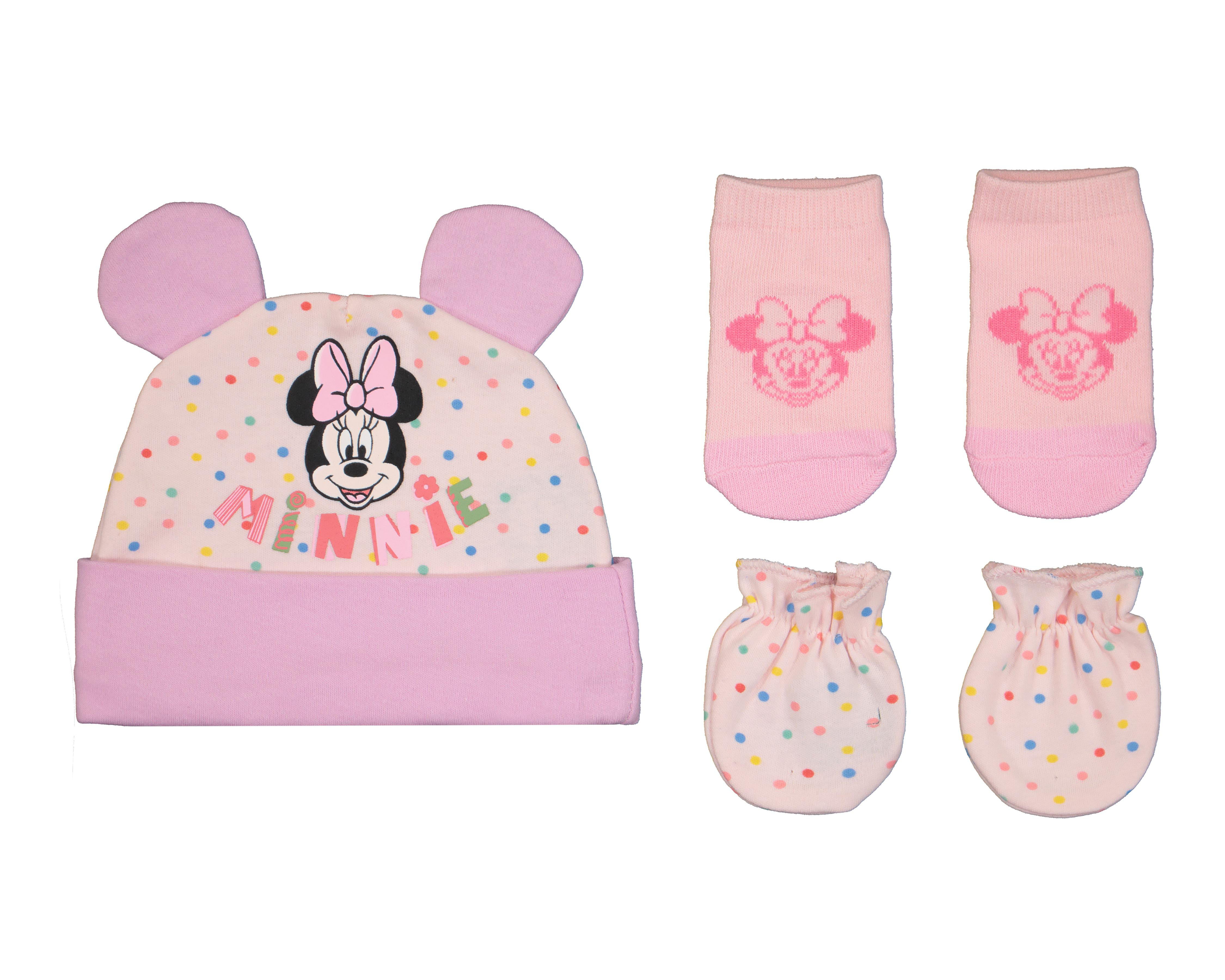 Gorro y Guantes Disney Baby con Calcetas para Bebé Niña