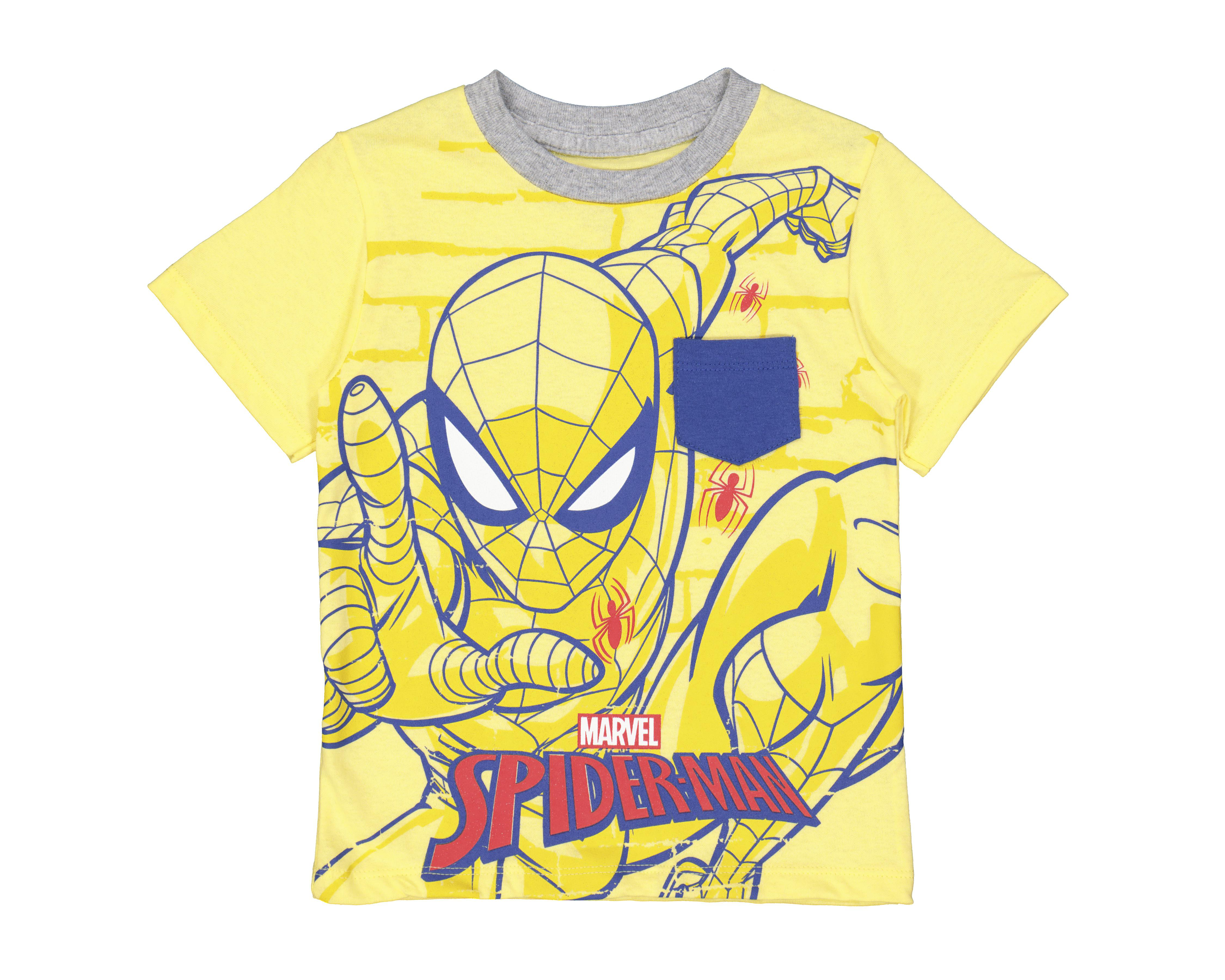 Foto 2 pulgar | Playera Marvel Spider-Man de Algodón para Bebé Niño