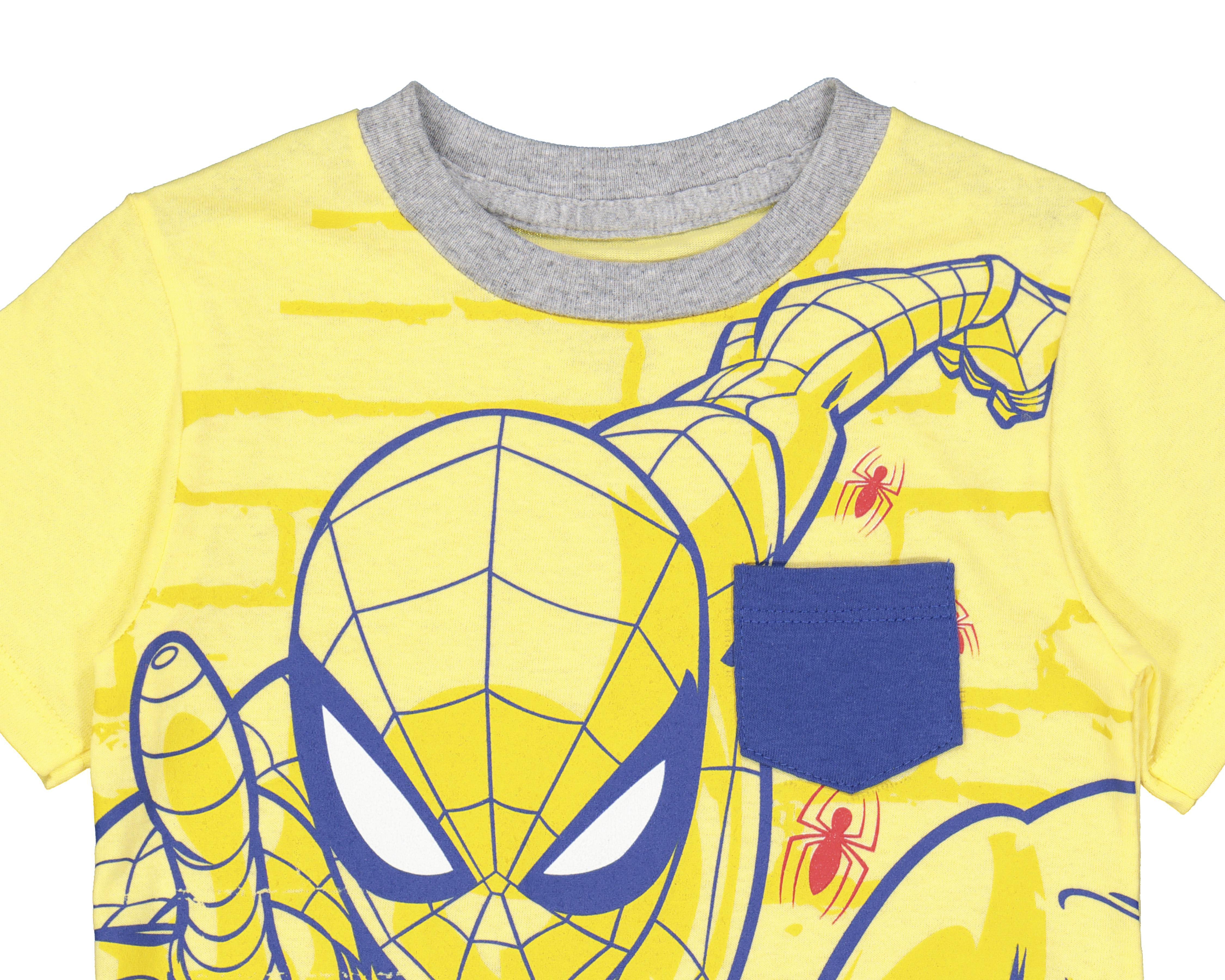 Foto 4 pulgar | Playera Marvel Spider-Man de Algodón para Bebé Niño