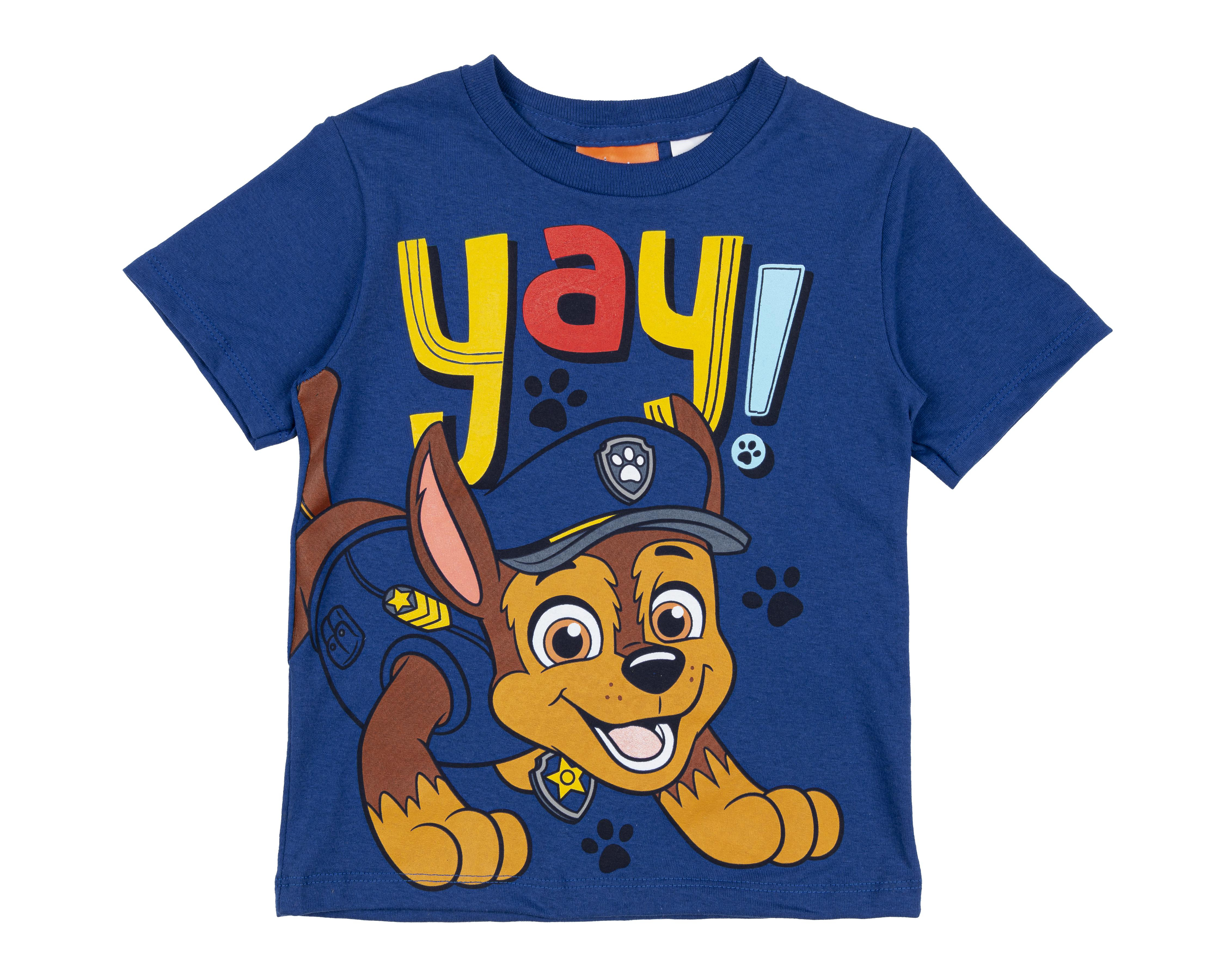 Foto 4 pulgar | Playera y Short Paw Patrol Chase para Bebé Niño