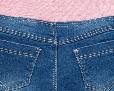 Foto 4 | Pantalón para Bebé Baby Colors de Mezclilla