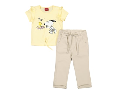 Foto 1 | Conjunto de Pantalón y Playera Peanuts para Niña