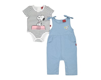 Foto 1 | Conjunto Peanuts de Snoopy para Bebé Niña