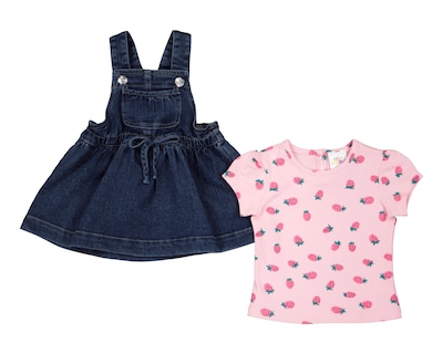 Foto 1 | Vestido y Playera Baby Colors para Bebé Niña