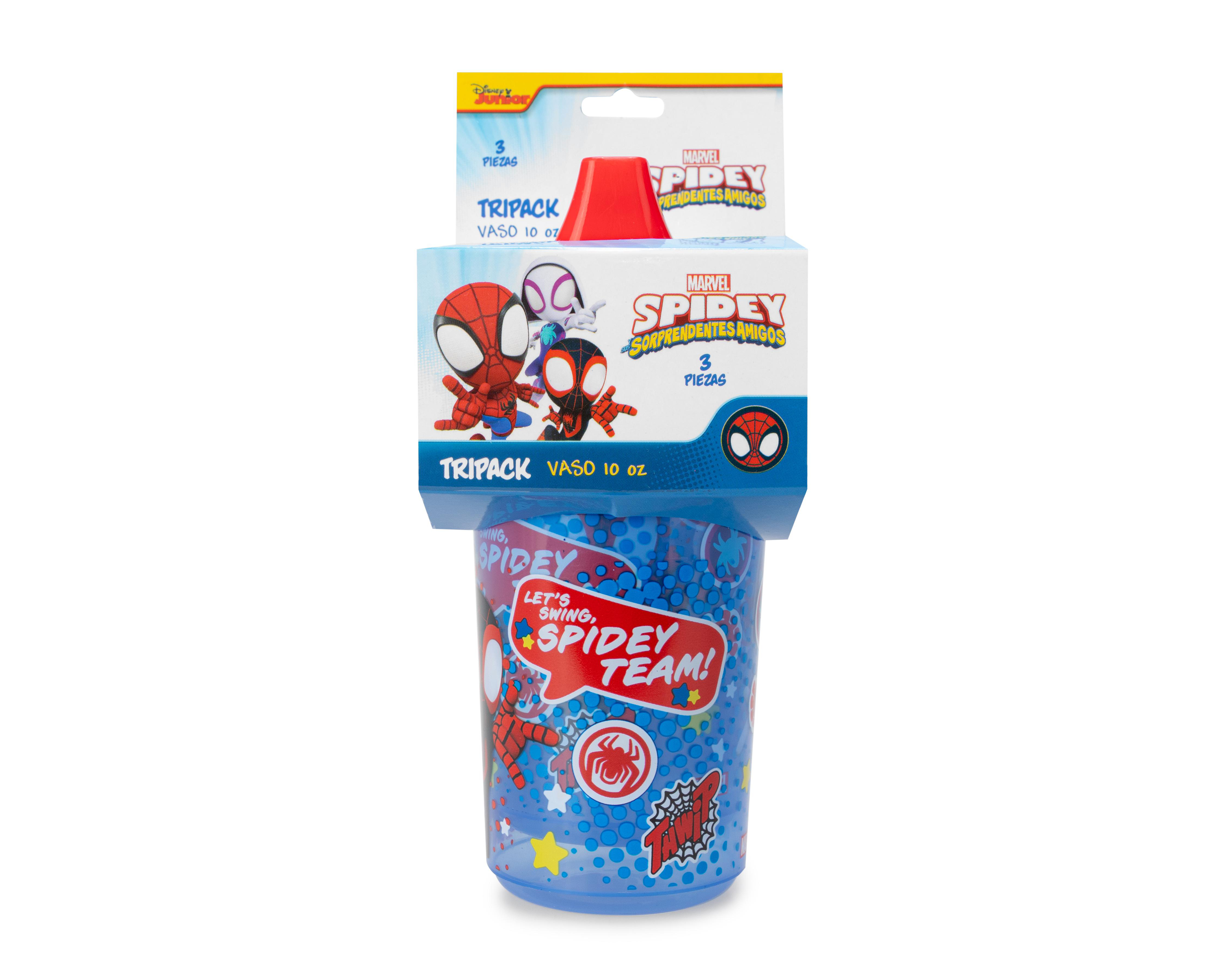 Foto 2 pulgar | Vaso Entrenador Marvel Spidey 10 oz 3 Piezas