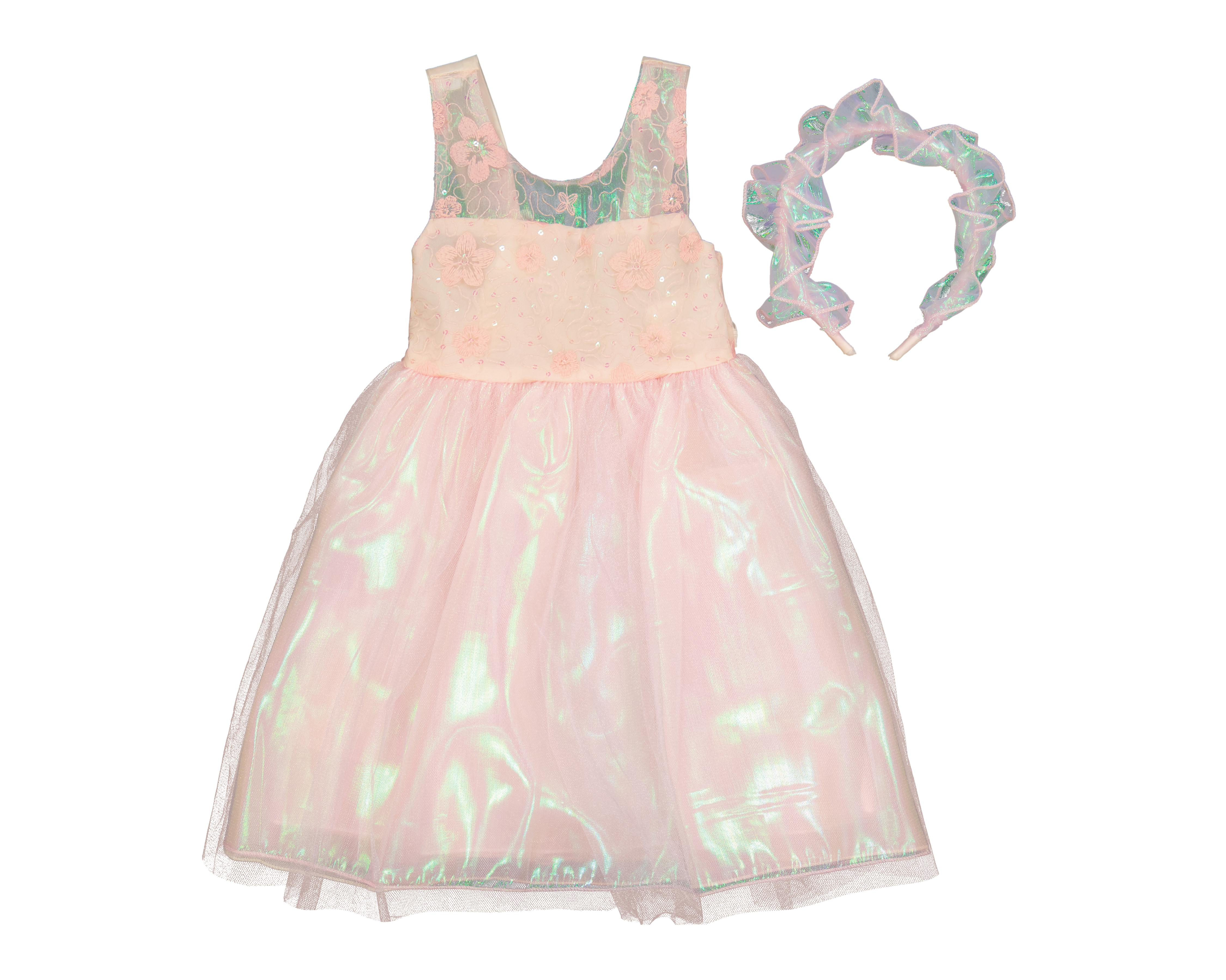 Vestido para Bebé Niña Baby Colors con Diadema