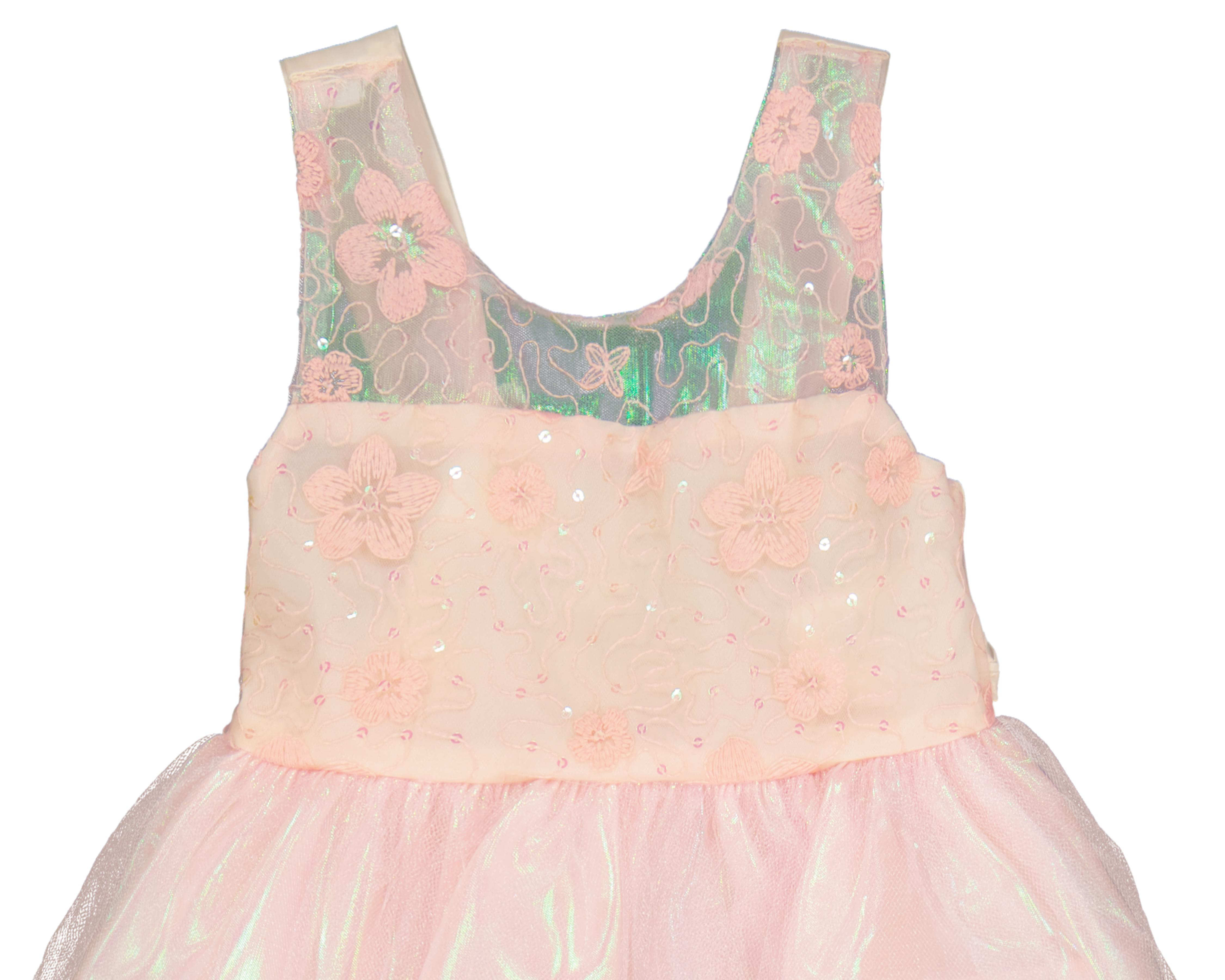 Foto 4 pulgar | Vestido para Bebé Niña Baby Colors con Diadema