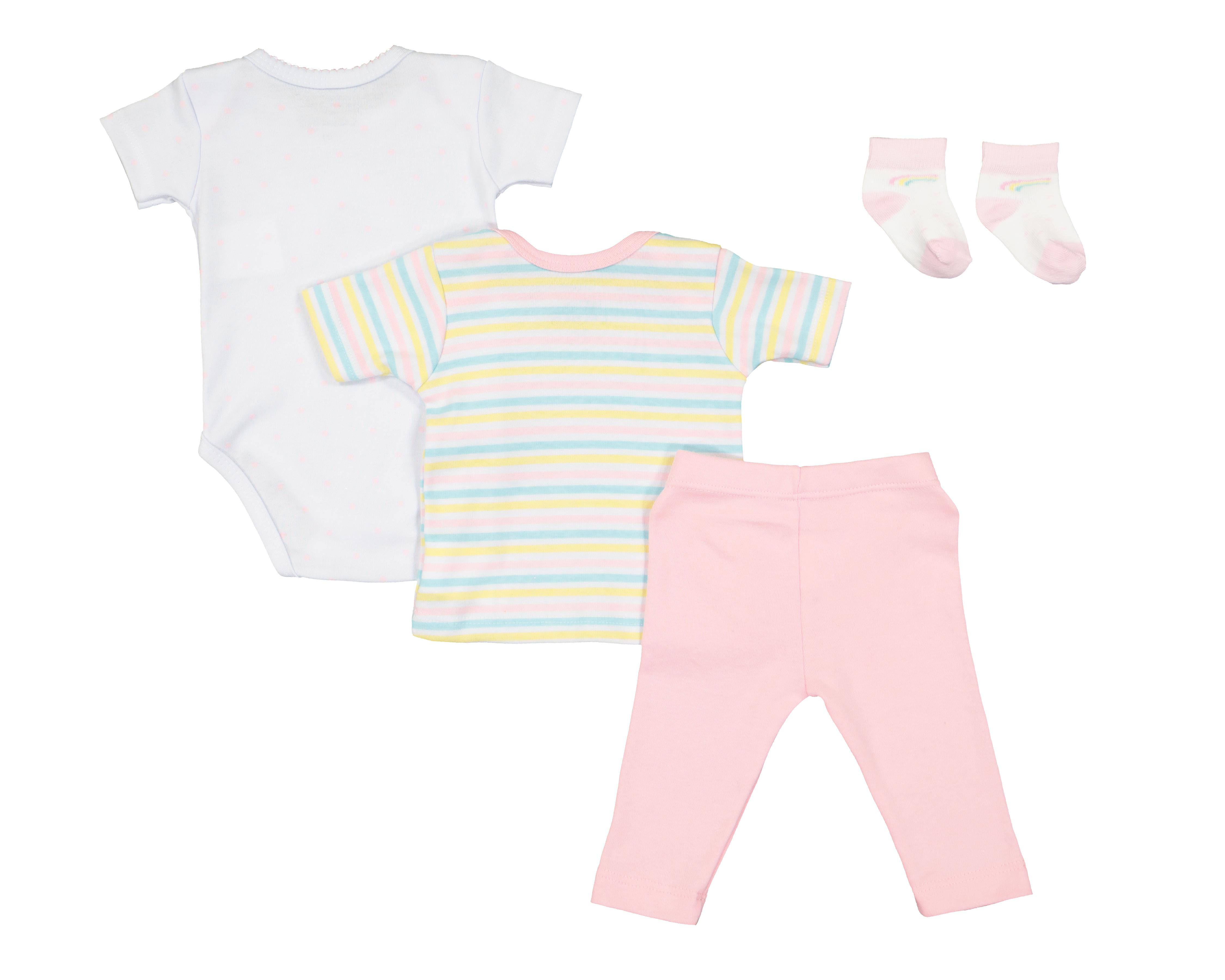 Foto 2 | Conjunto Baby Colors para Bebé Niña 4 Piezas