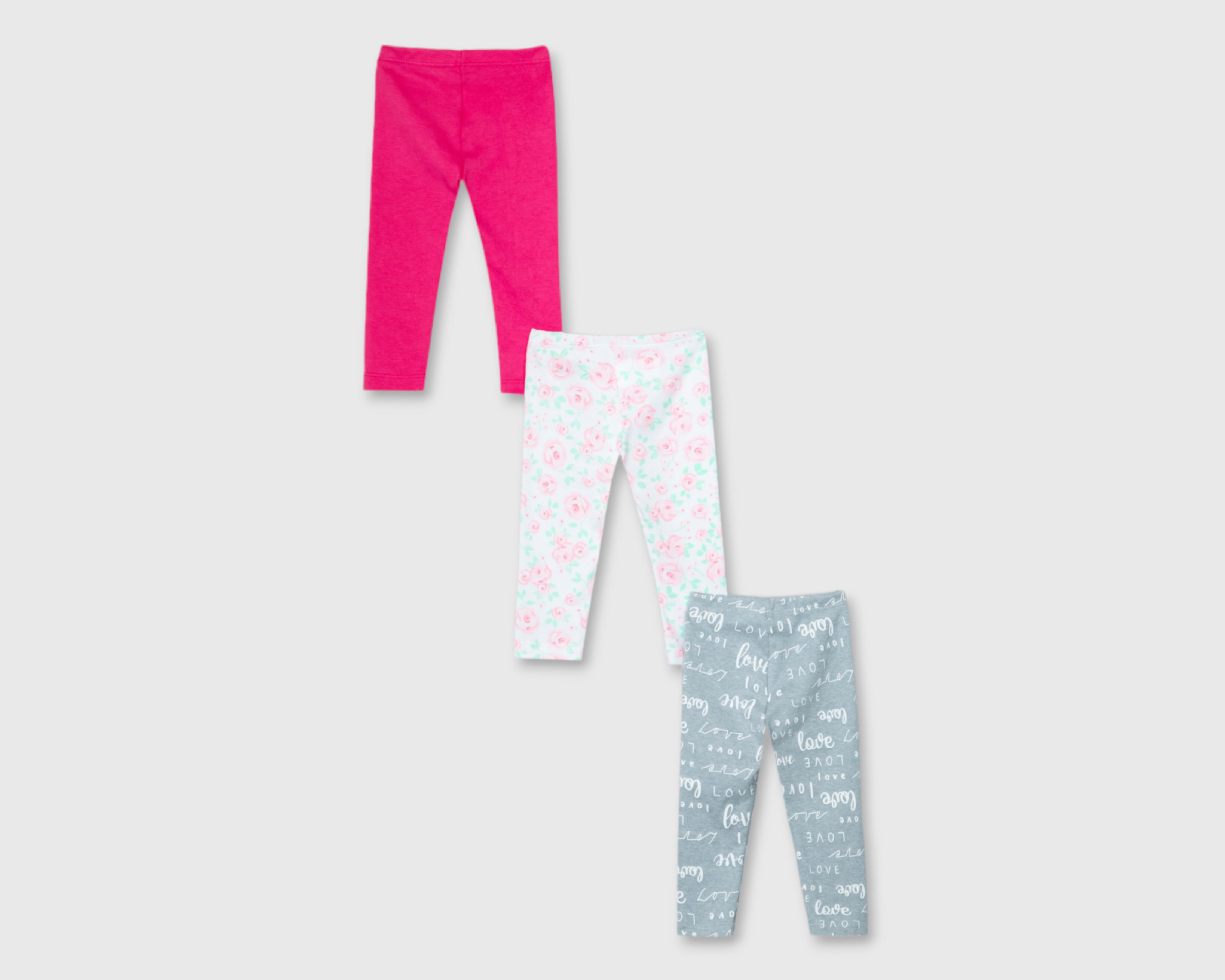 Foto 2 | Pantalón Baby Colors para Bebé Niña 3 Piezas
