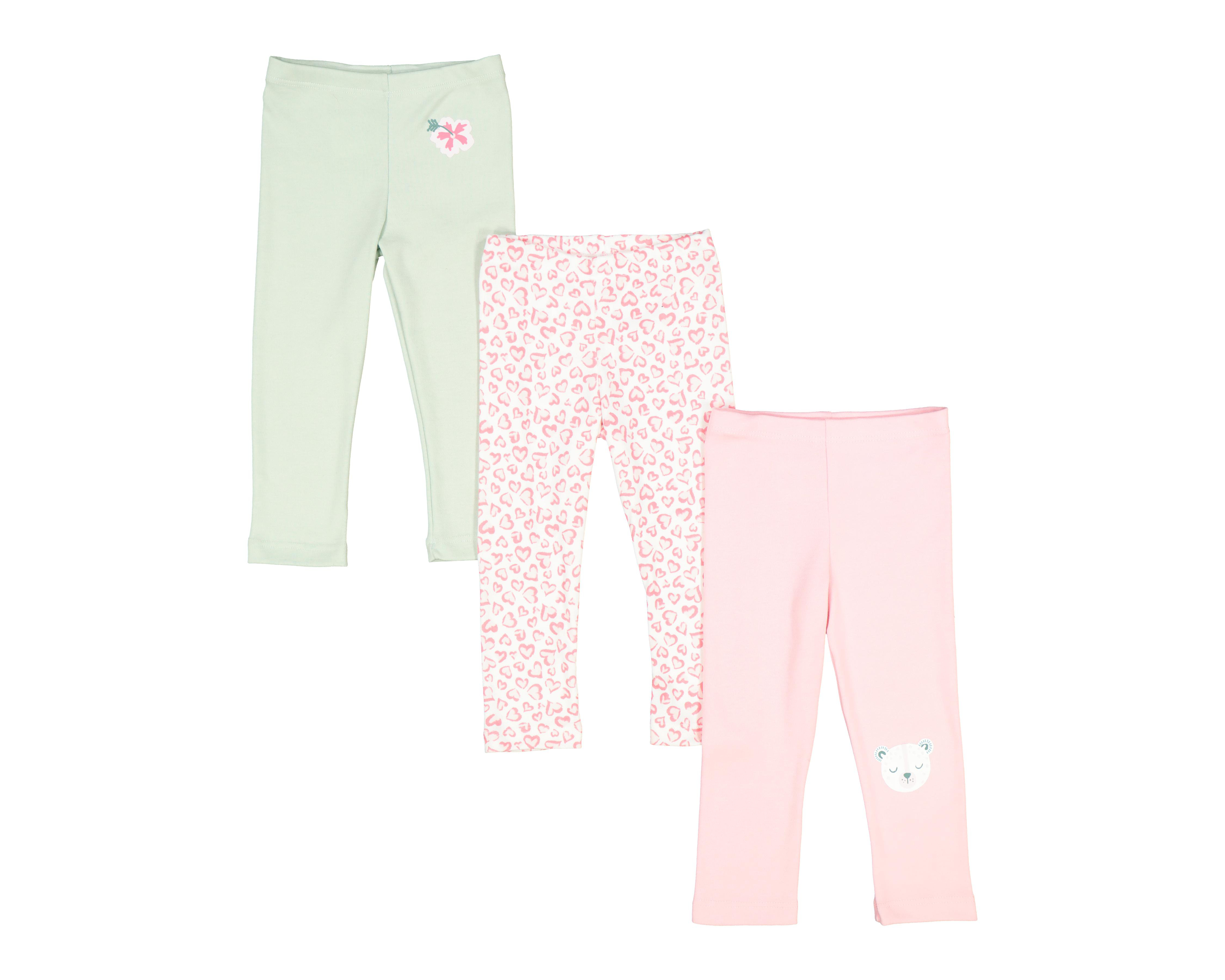 Foto 2 pulgar | Pantalón Baby Colors para Bebé Niña 3 Piezas