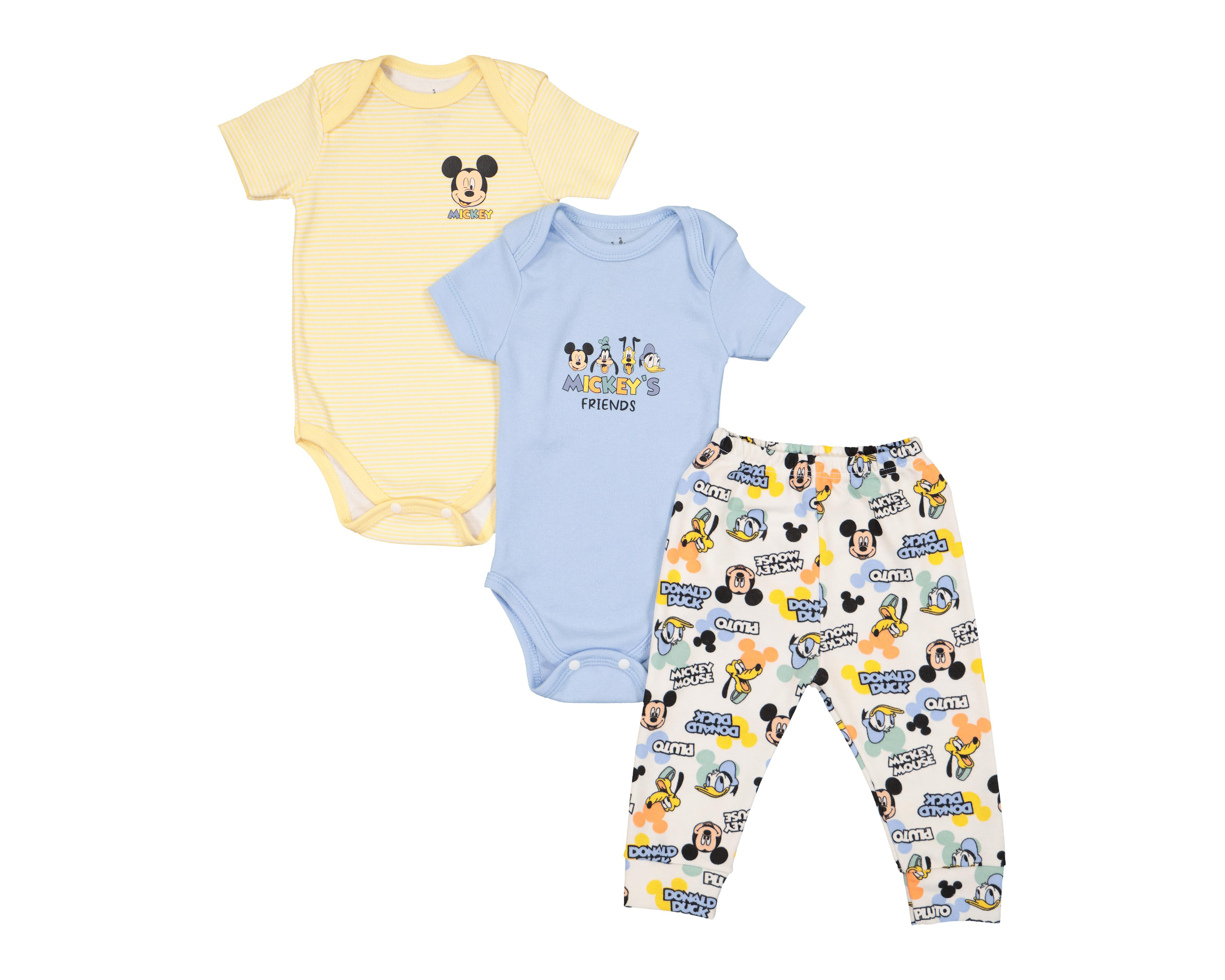 Conjunto para Bebé Niño Disney Estampado 3 Piezas