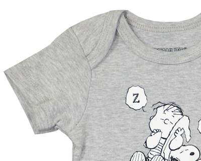 Foto 3 | Pañalero Peanuts de Algodón para Bebé Niño 3 Piezas