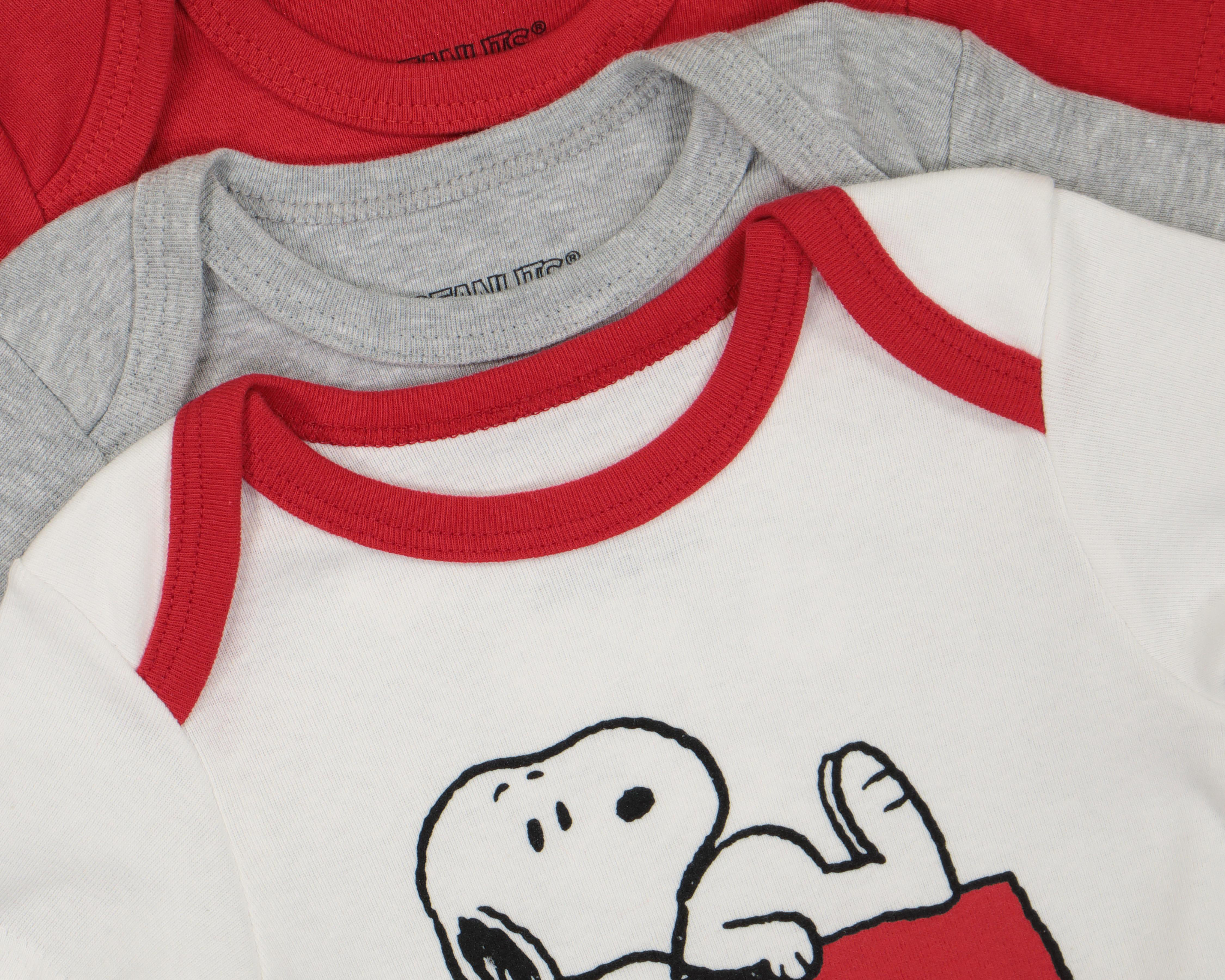Foto 6 | Pañalero Peanuts de Algodón para Bebé Niño 3 Piezas