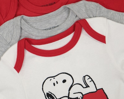 Foto 6 | Pañalero Peanuts de Algodón para Bebé Niño 3 Piezas