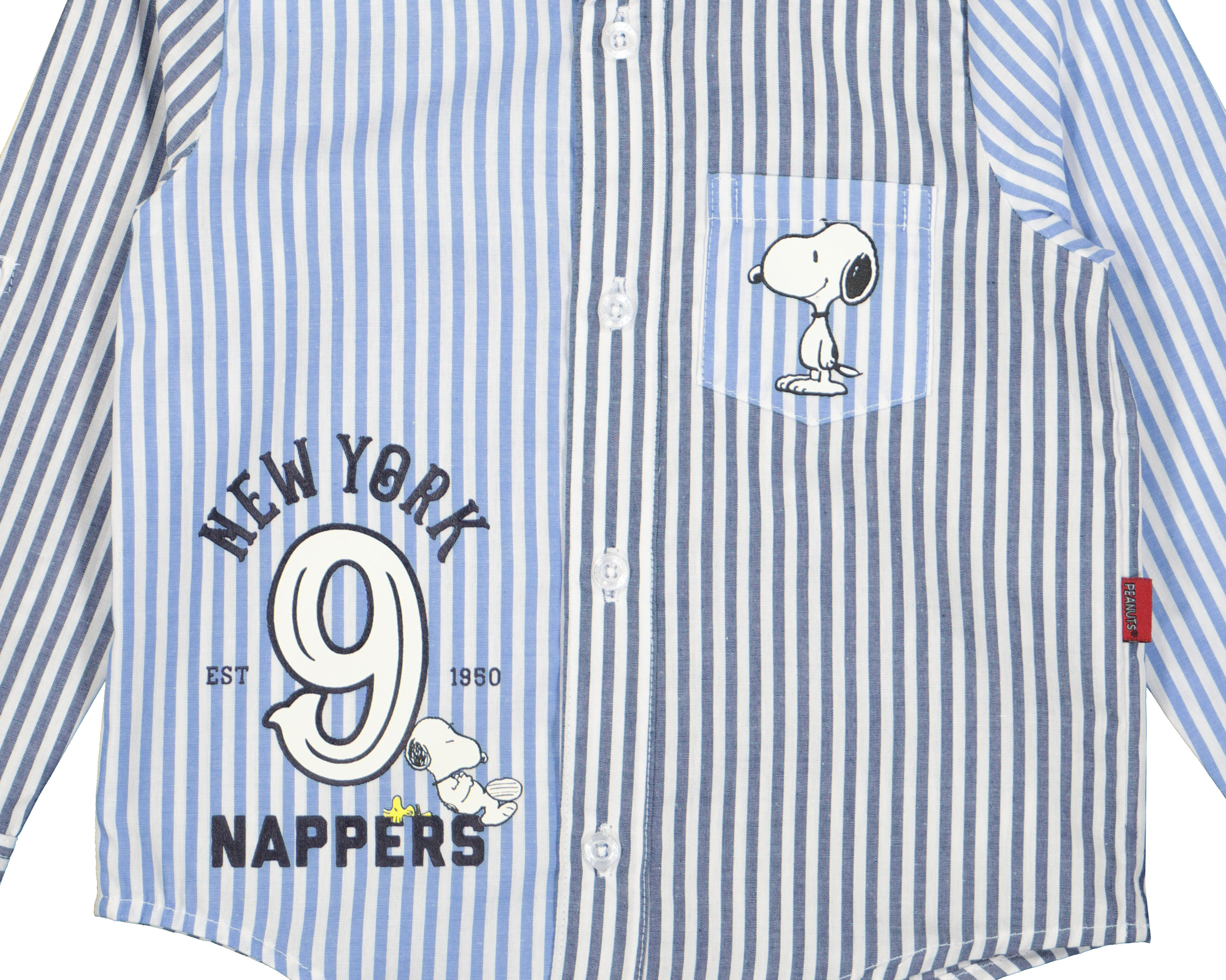 Foto 4 pulgar | Camisa Peanuts Manga Larga para Niño