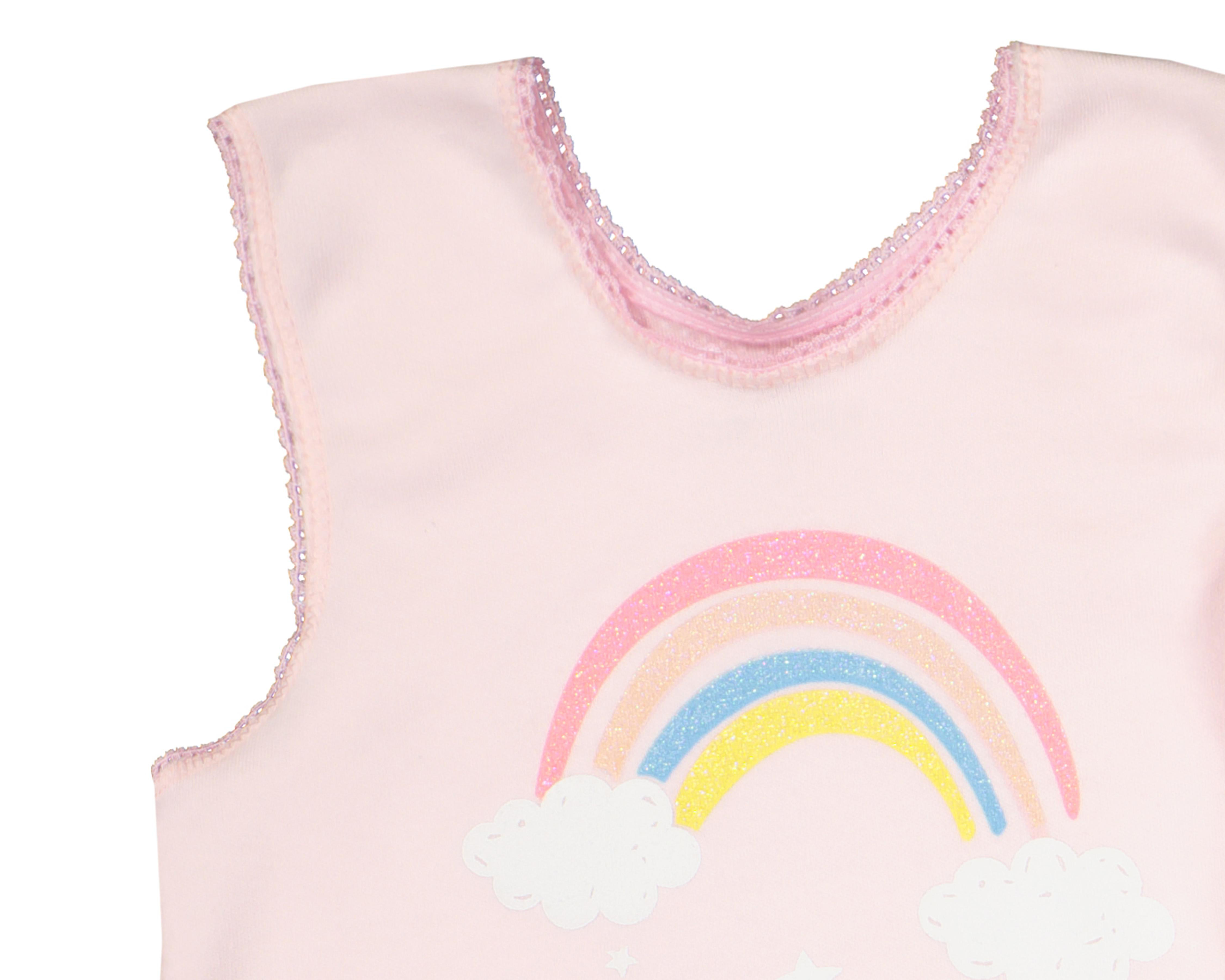 Foto 4 pulgar | Camiseta Interior Baby Colors para Bebé Niña 3 Piezas