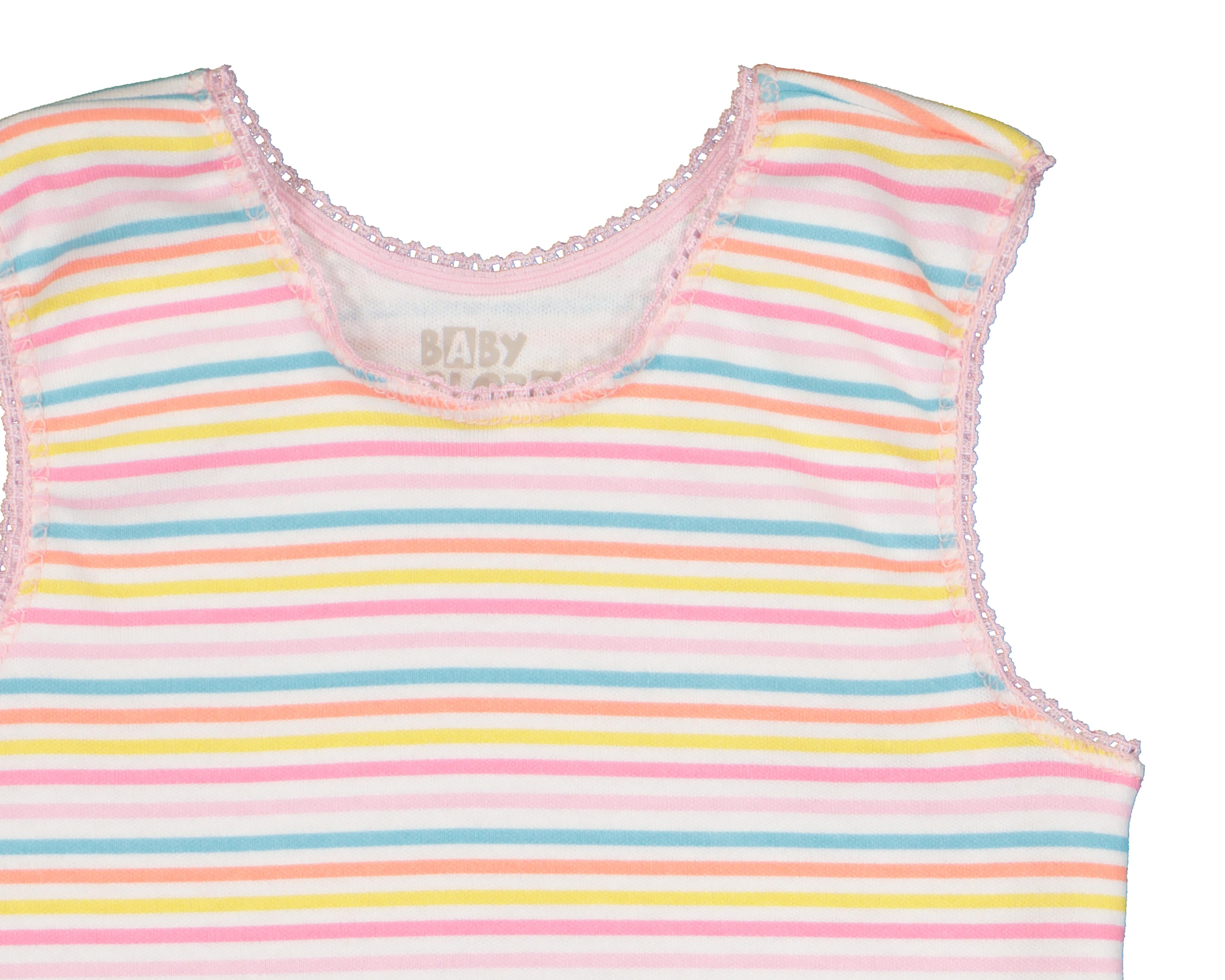 Foto 5 pulgar | Camiseta Interior Baby Colors para Bebé Niña 3 Piezas