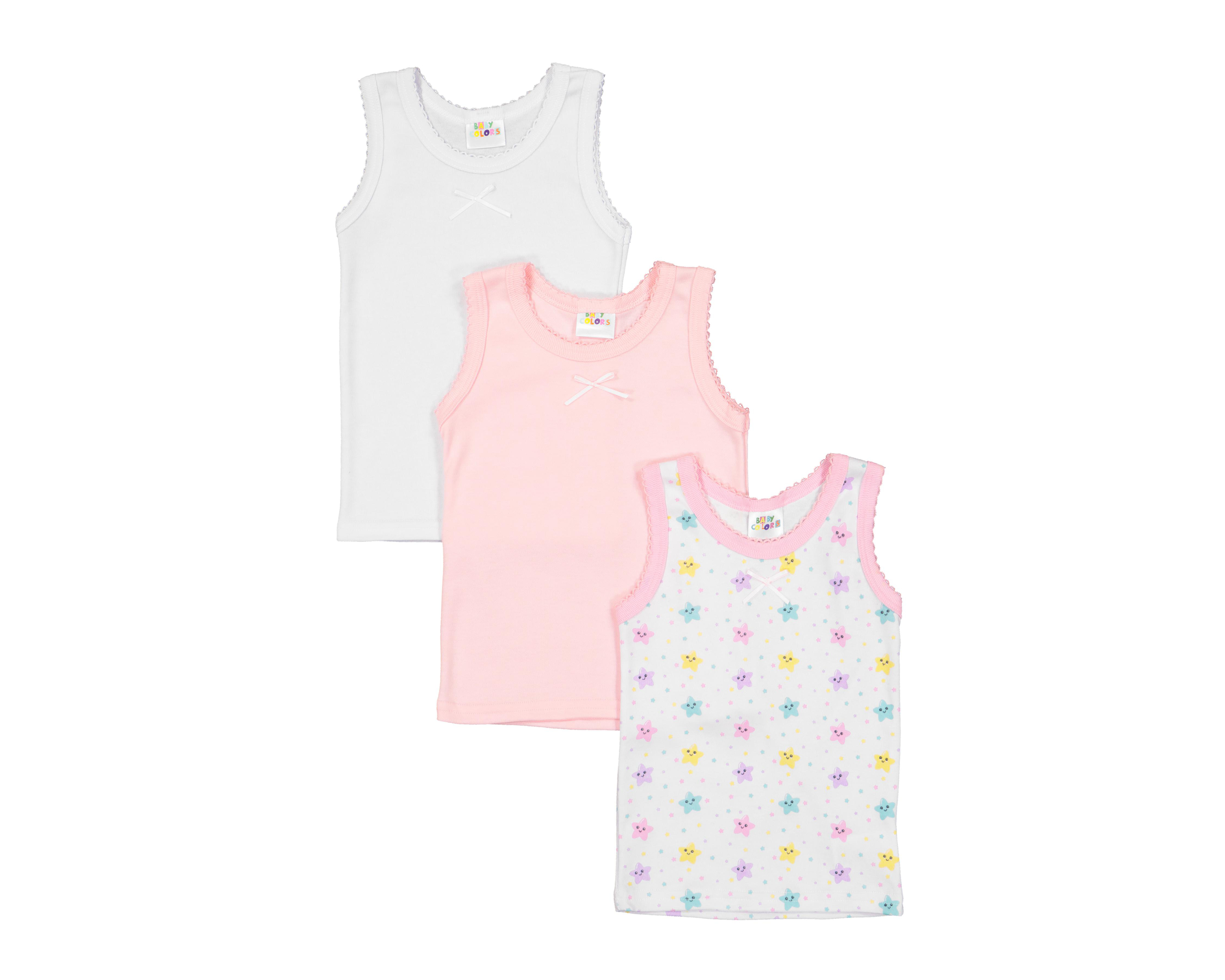 Playera para Bebé Baby Colors 3 Piezas $139