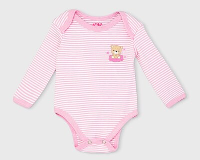 Foto 3 | Conjunto de Bebé Niña Baby Colors Rosa 4 Piezas