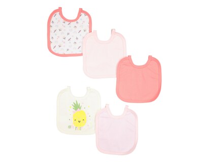 Foto 1 | Baberos Baby Colors para Bebé Niña 5 Piezas
