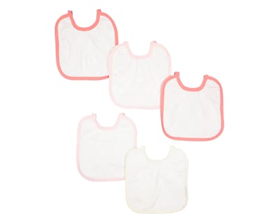 Foto 2 | Baberos Baby Colors para Bebé Niña 5 Piezas