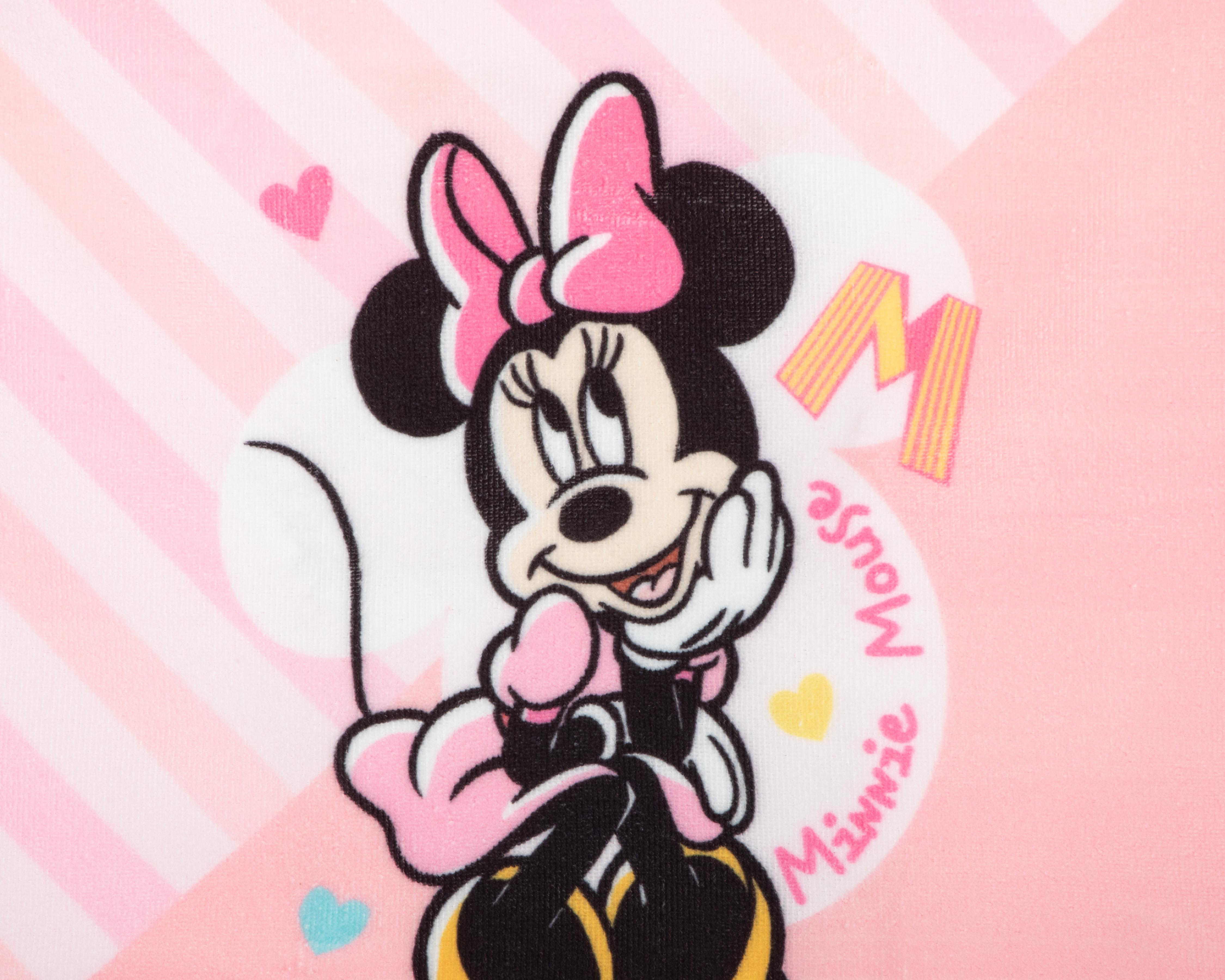 Foto 4 pulgar | Bata de Baño Disney Baby Minnie Mouse