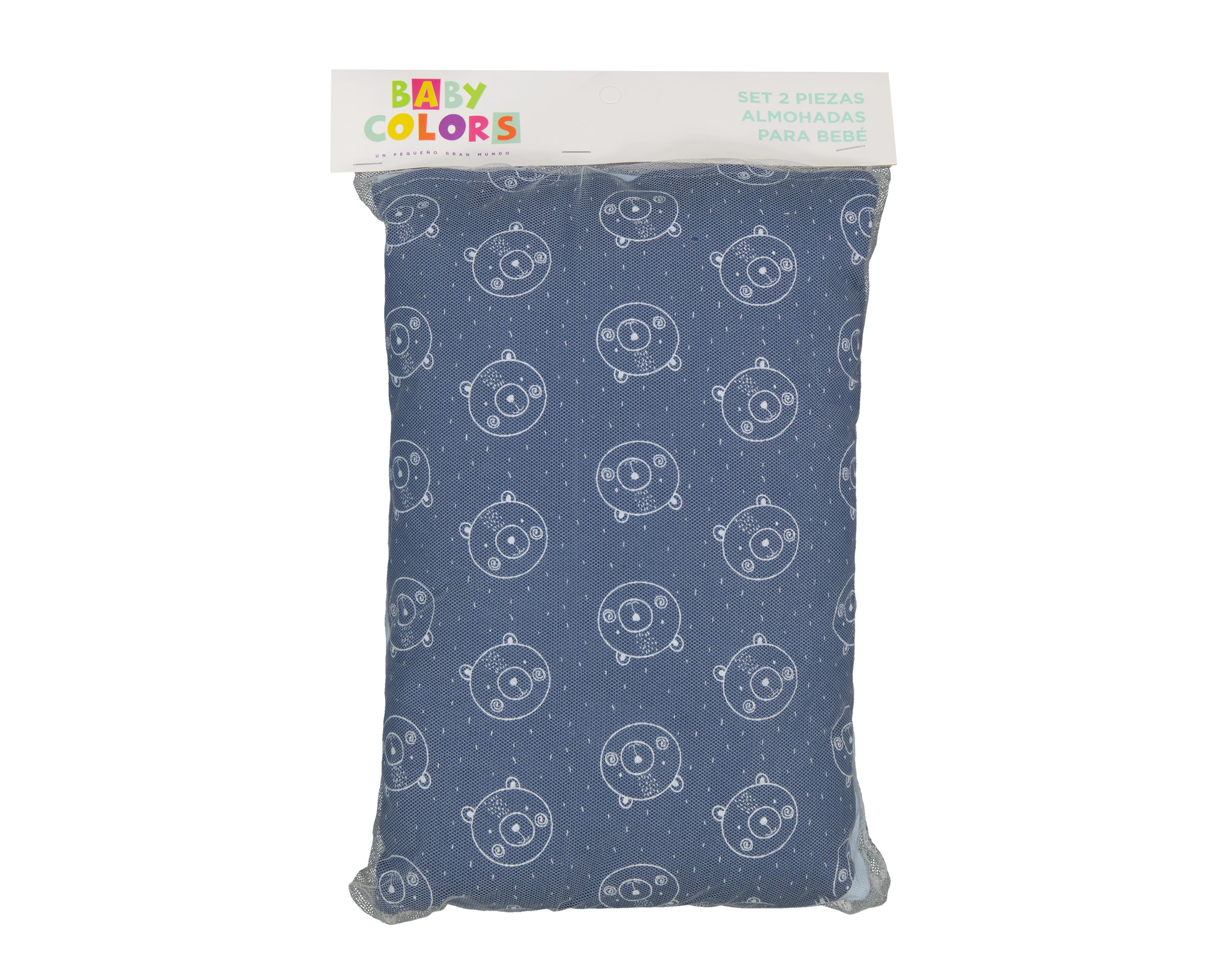 Almohada para bebé Baby Colors Suave 2 Piezas