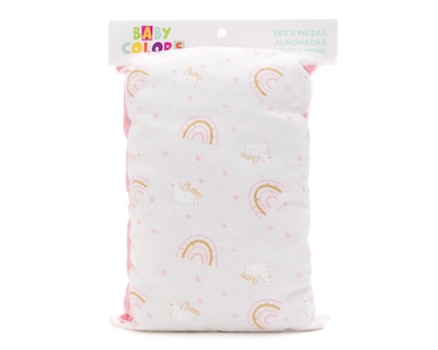 Foto 1 | Almohada para Bebé Baby Colors Suave 2 Piezas