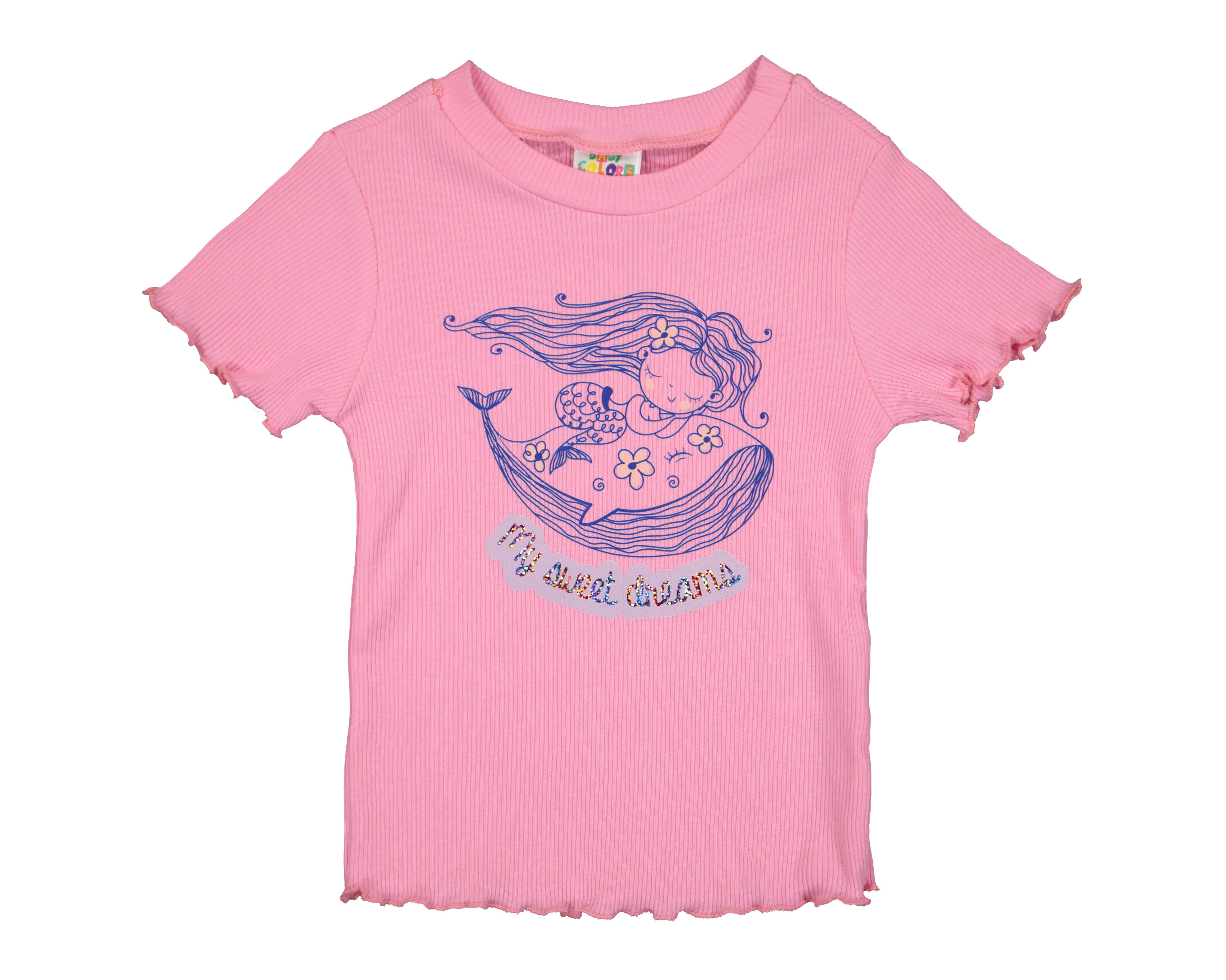 Playera Baby Colors con Estampado para Bebé Niña