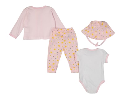 Foto 2 | Conjunto para Bebé Niña Baby Colors 4 Piezas