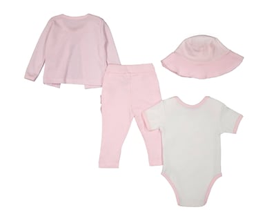 Foto 2 | Conjunto para Bebé Niña Bam-Bú 4 Piezas