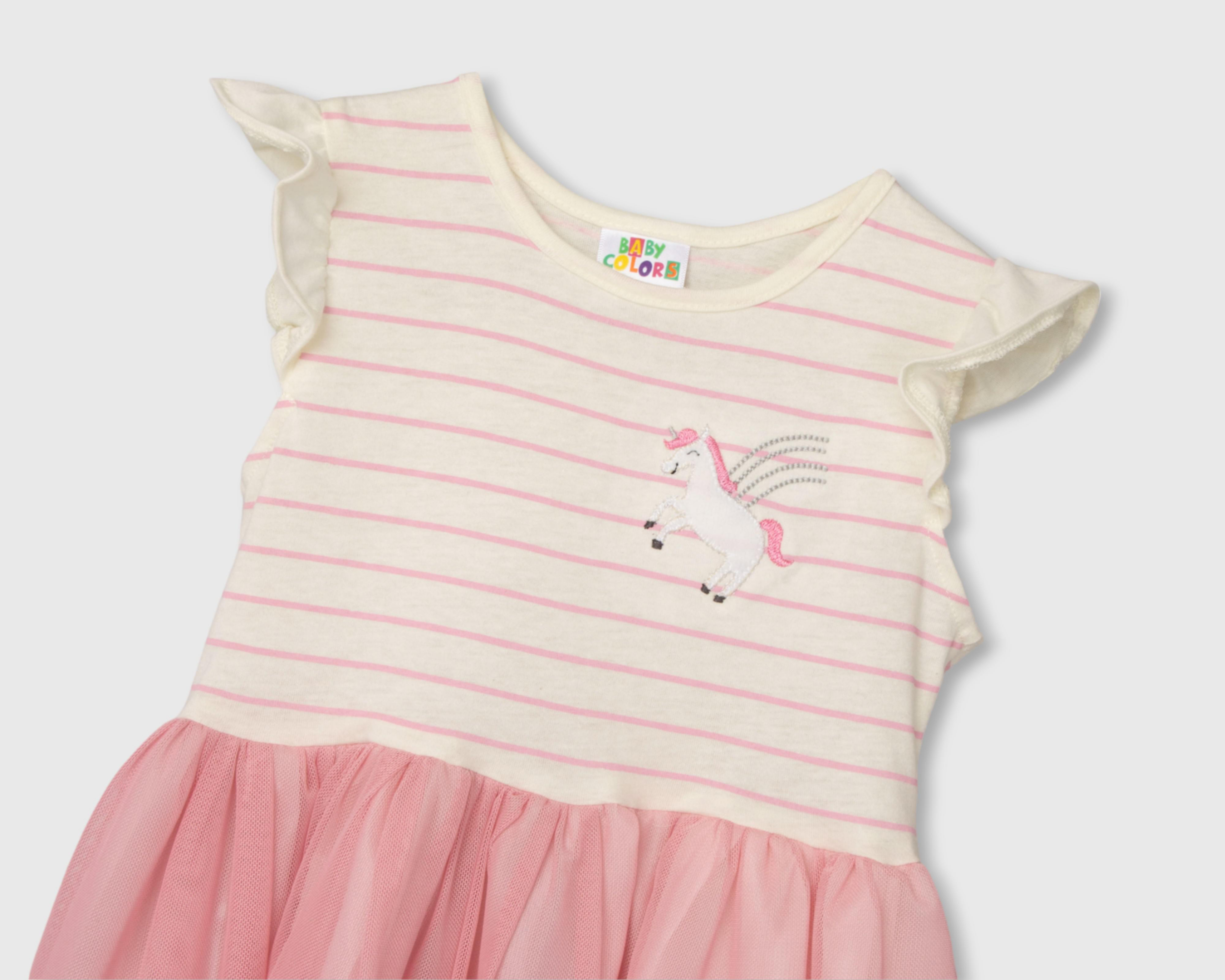 Foto 5 | Vestido Baby Colors para Bebé Niña 2 Piezas