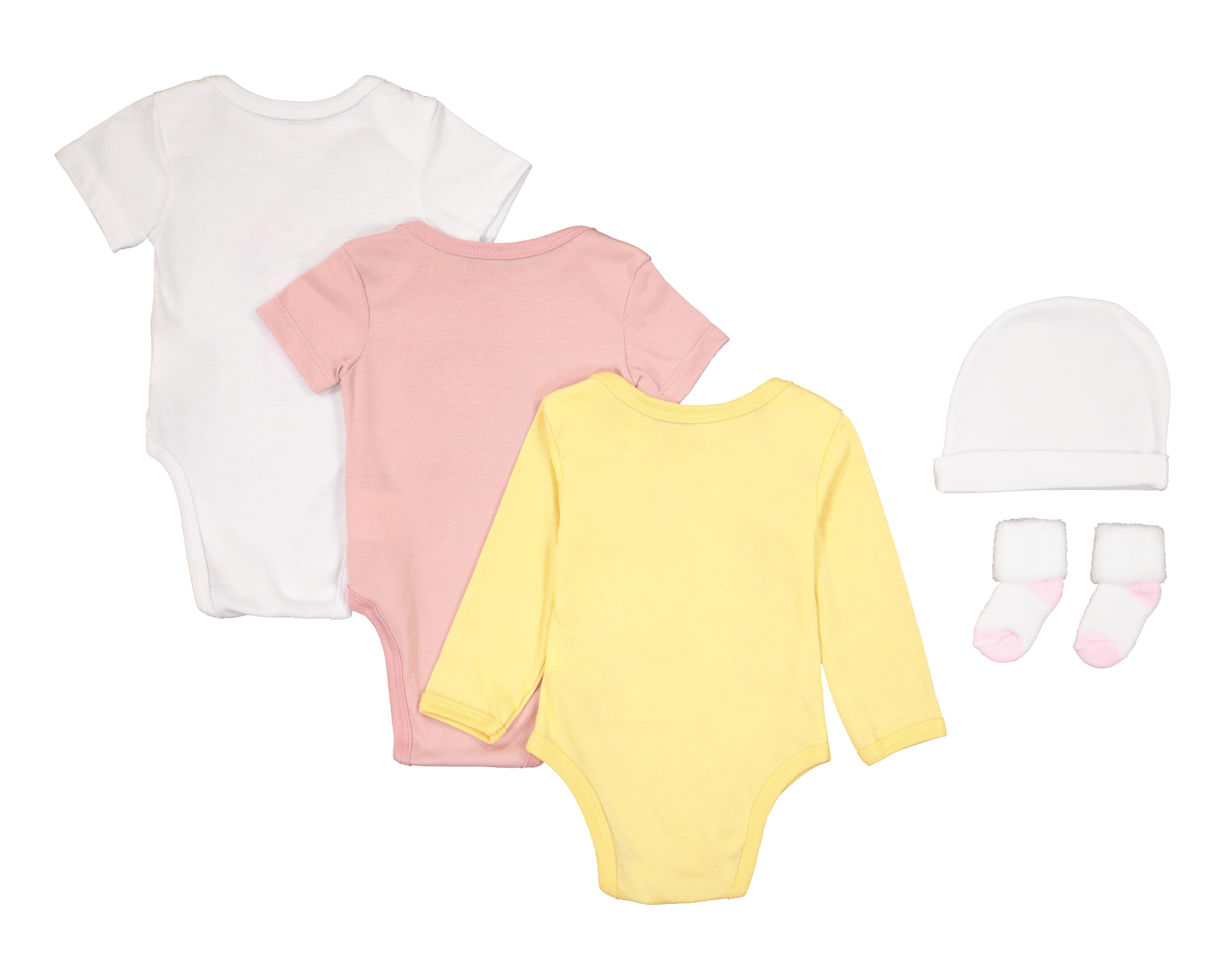 Foto 2 | Pañalero para Bebé Niña Baby Colors Estampado 3 Piezas