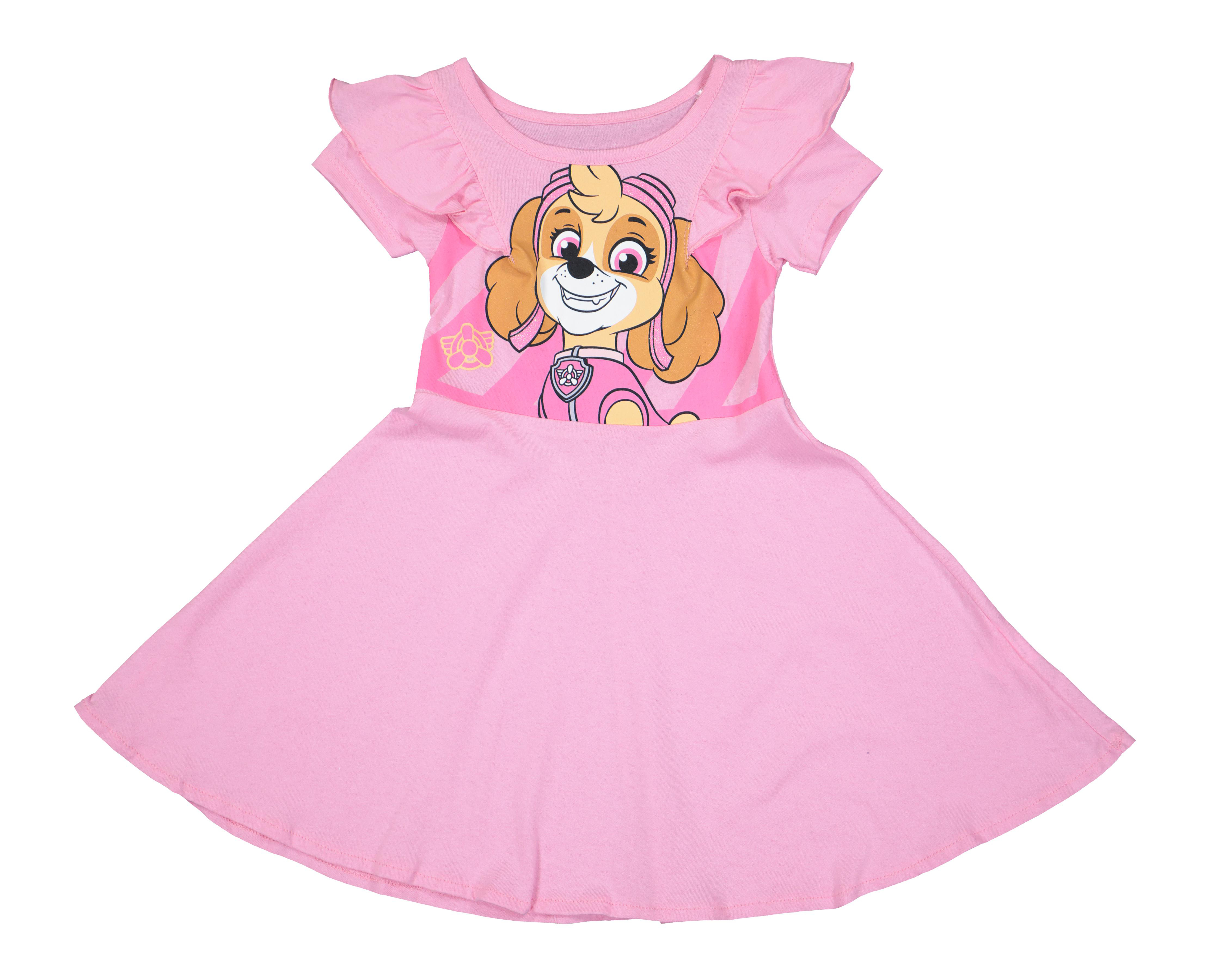 Foto 2 pulgar | Vestido Paw Patrol de Algodón para Bebé Niña