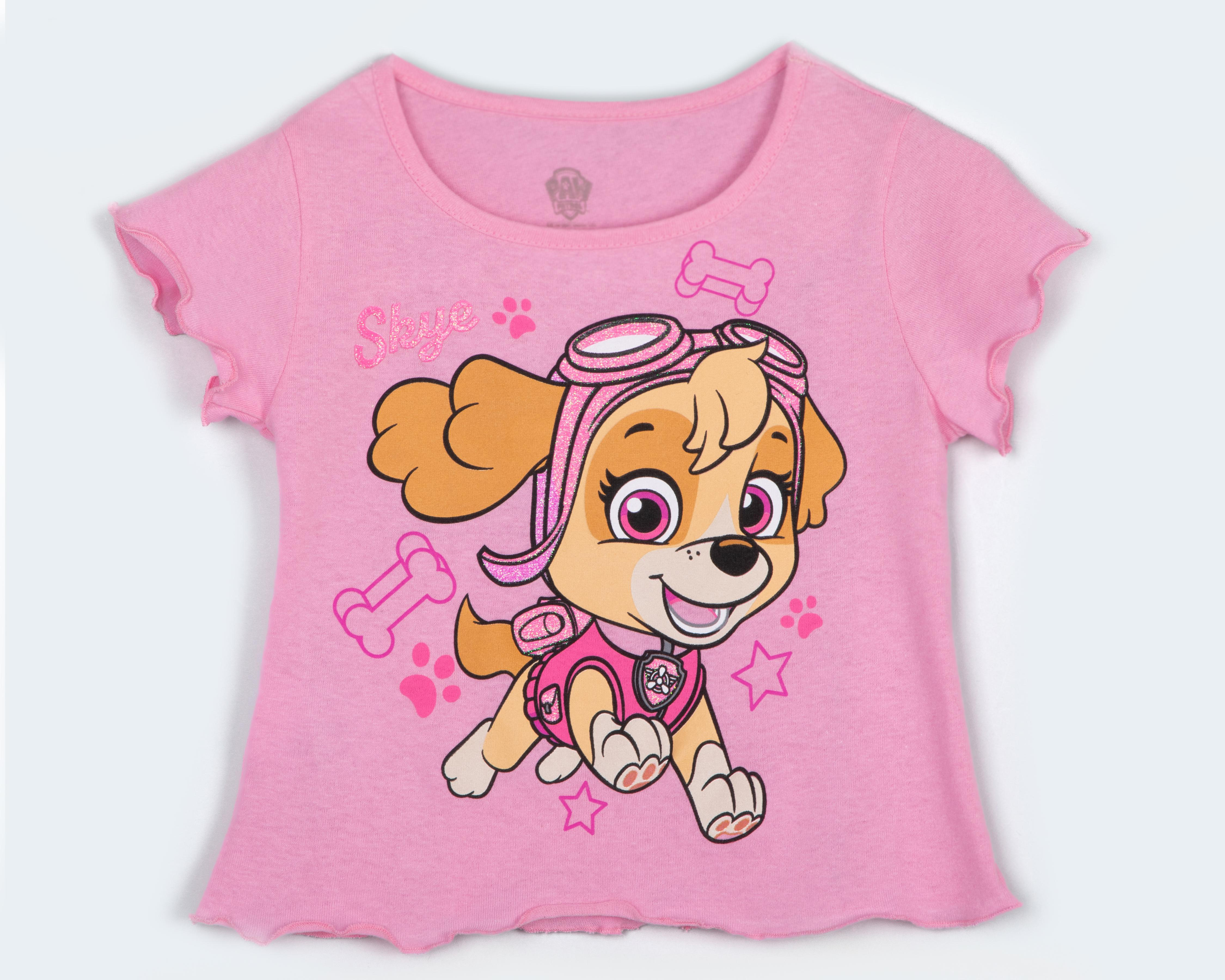 Foto 2 pulgar | Playera Paw Patrol de Algodón para Bebé Niña