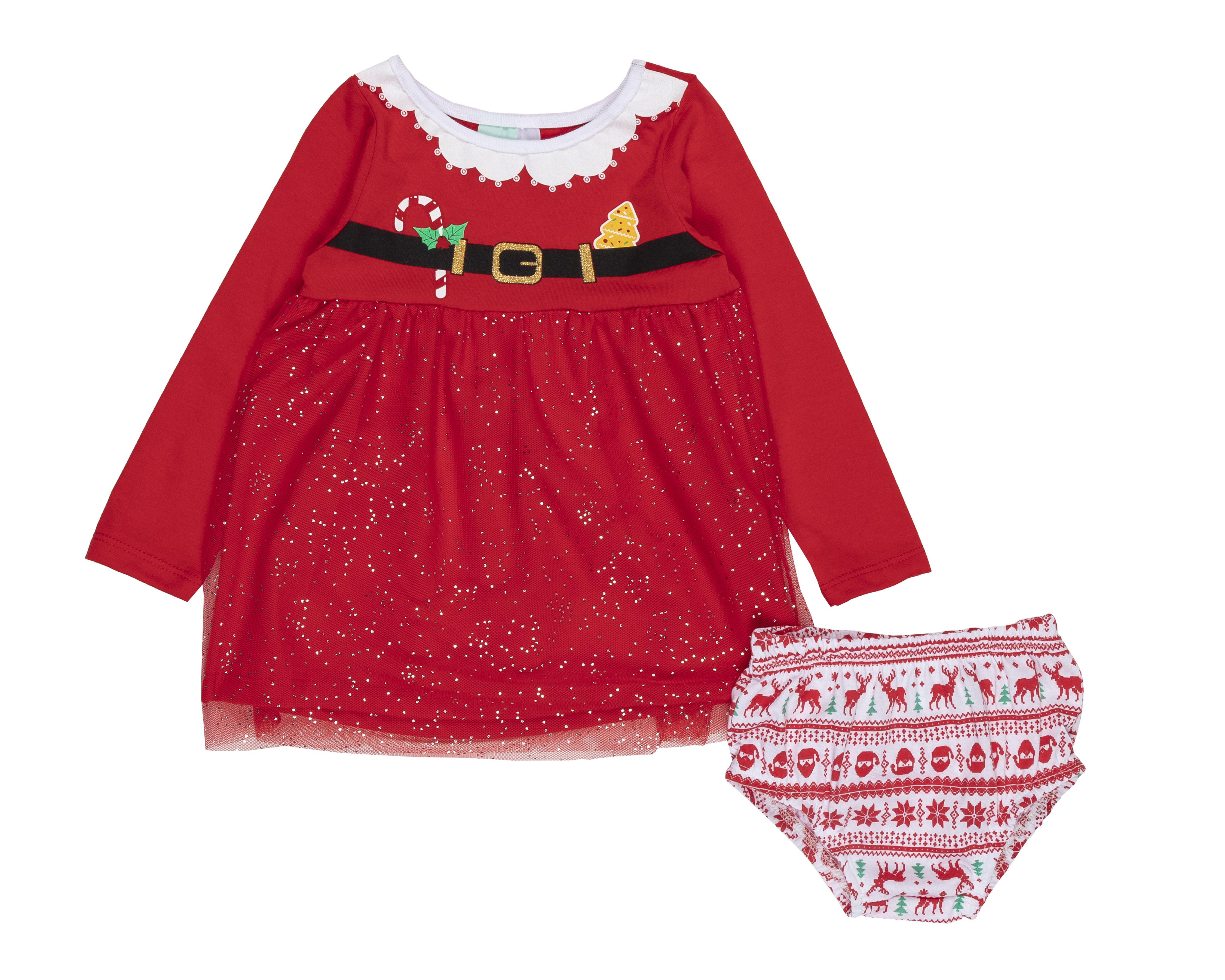 Vestido con Calzón Baby Optima Navideño para Bebé Niña $169