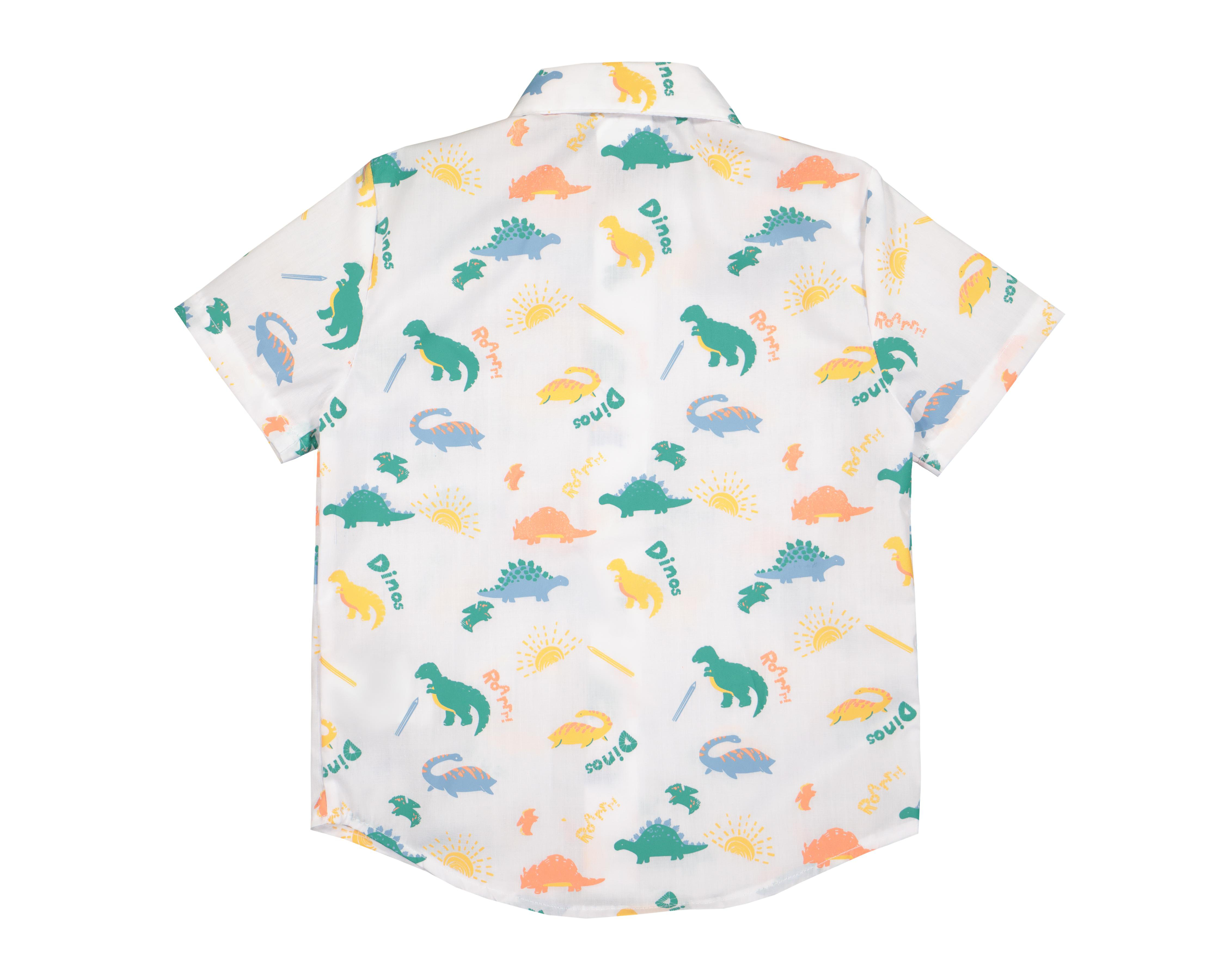 Foto 2 | Camisa Baby Colors de Dinosaurios para Bebé Niño