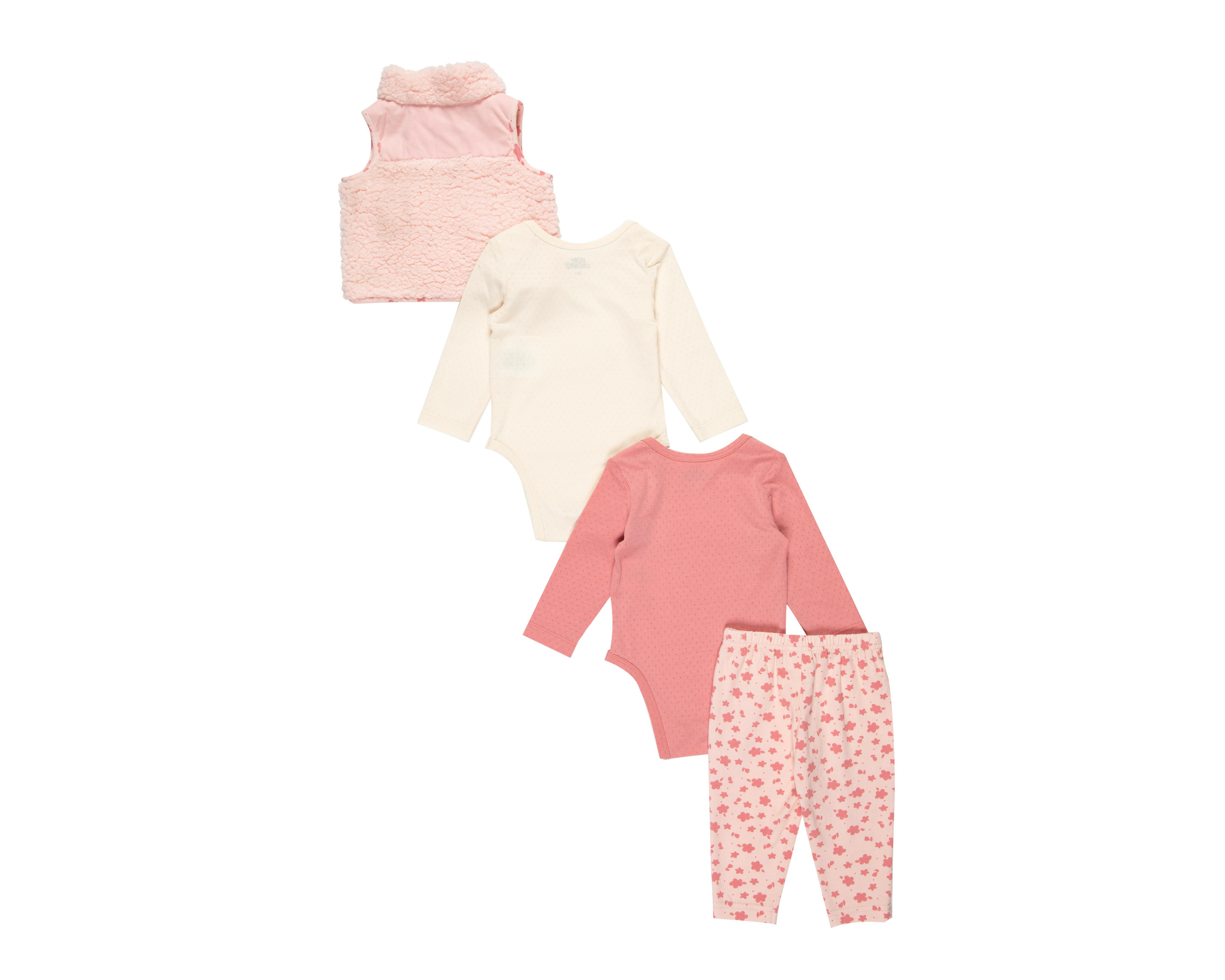Foto 2 | Conjunto para Bebé Niña Baby Colors 4 Piezas