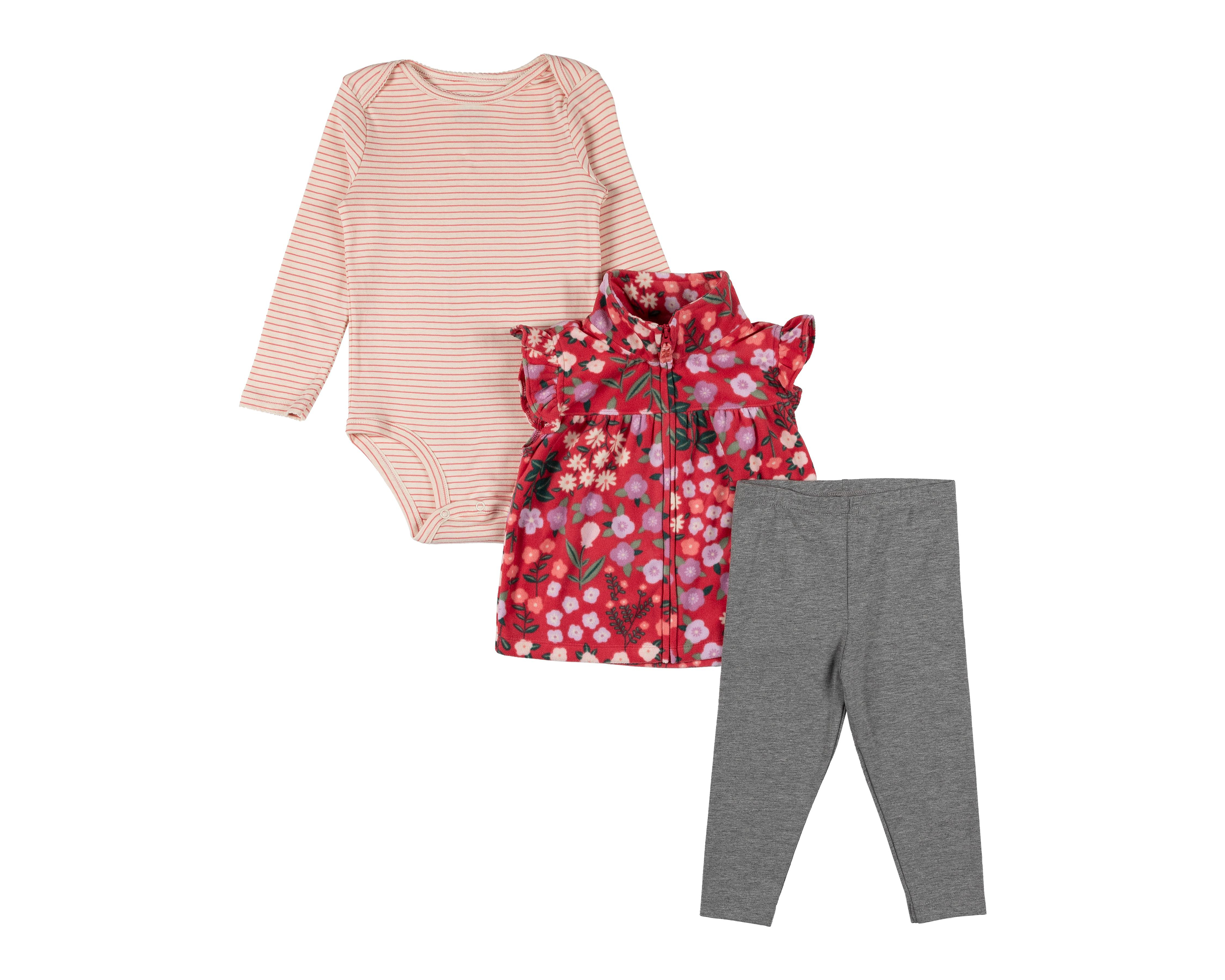 Foto 1 | Conjunto Carter's para Bebé Niña 3 Piezas