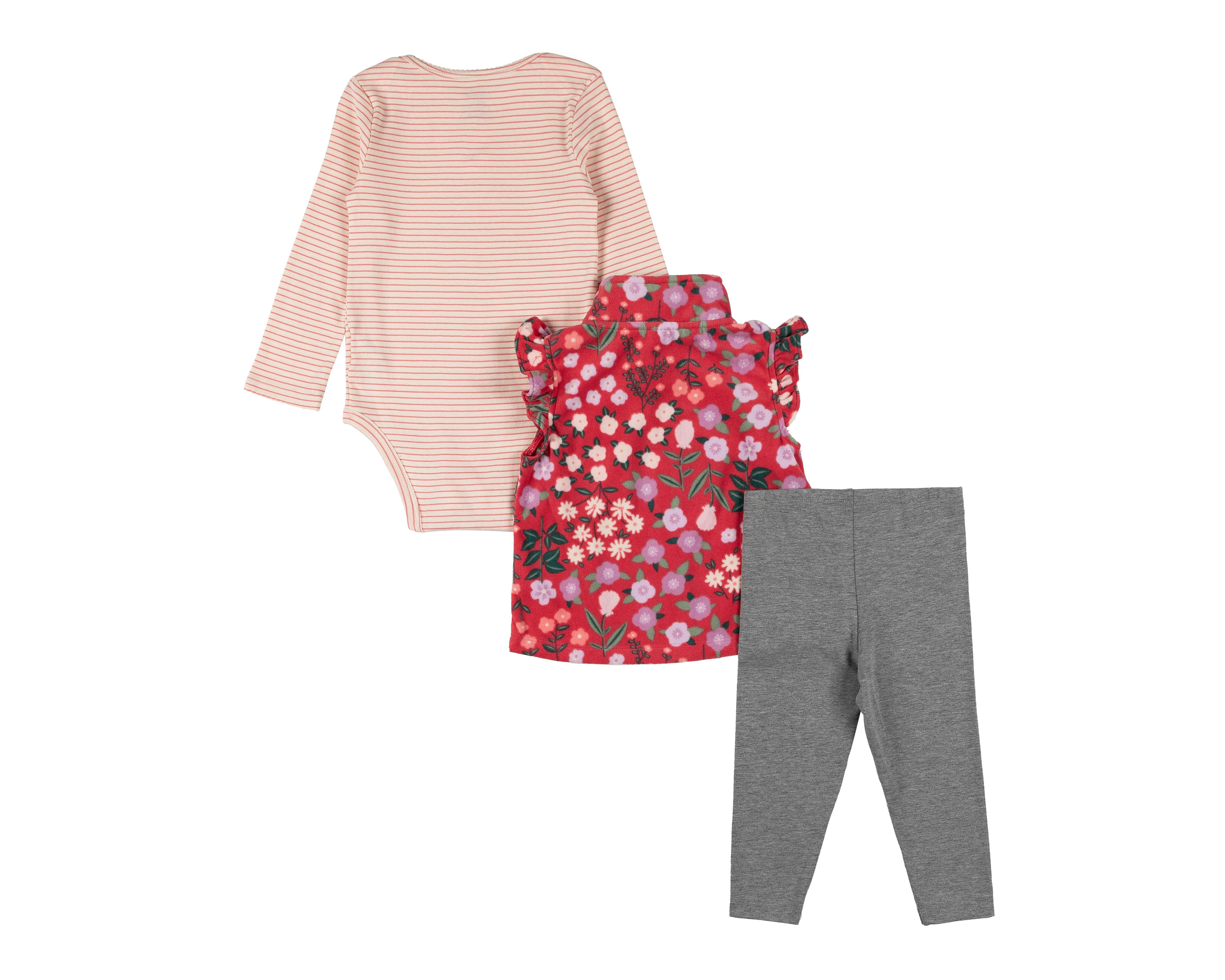 Foto 2 | Conjunto Carter's para Bebé Niña 3 Piezas