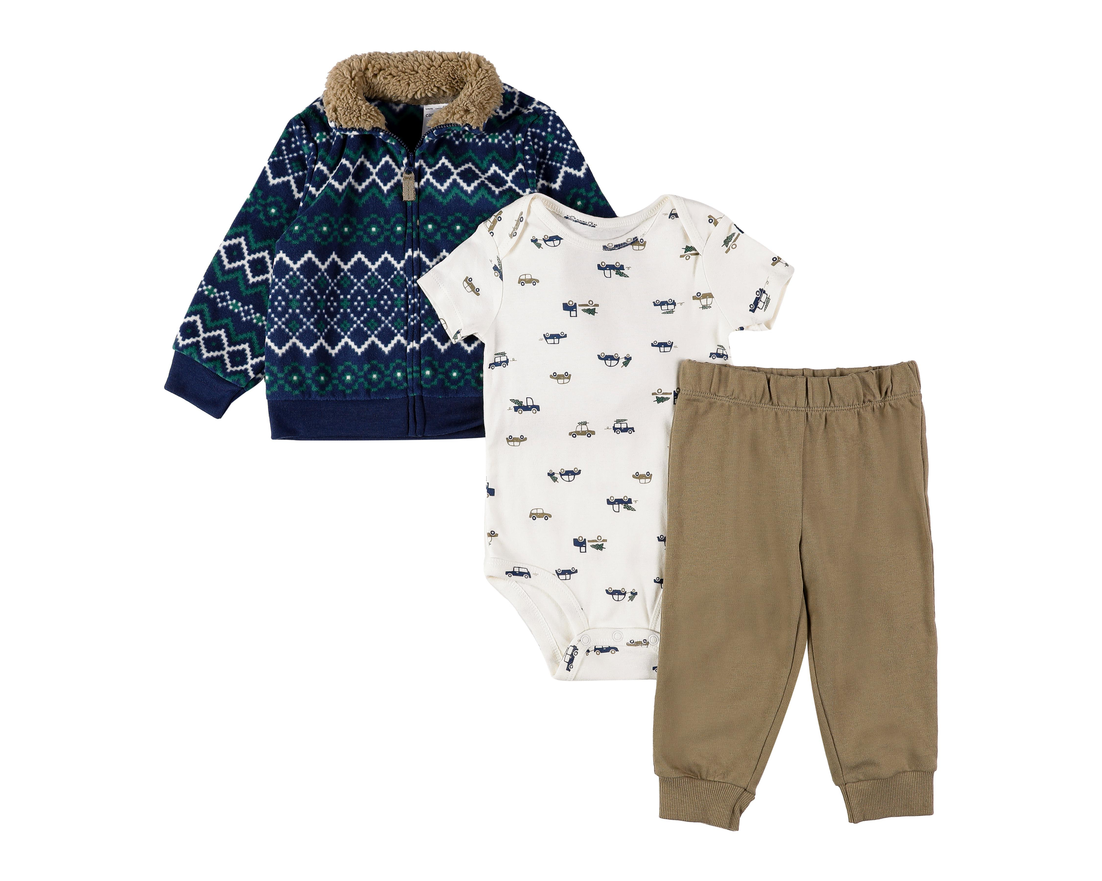 Conjunto para Bebé Niño Carter's 3 Piezas