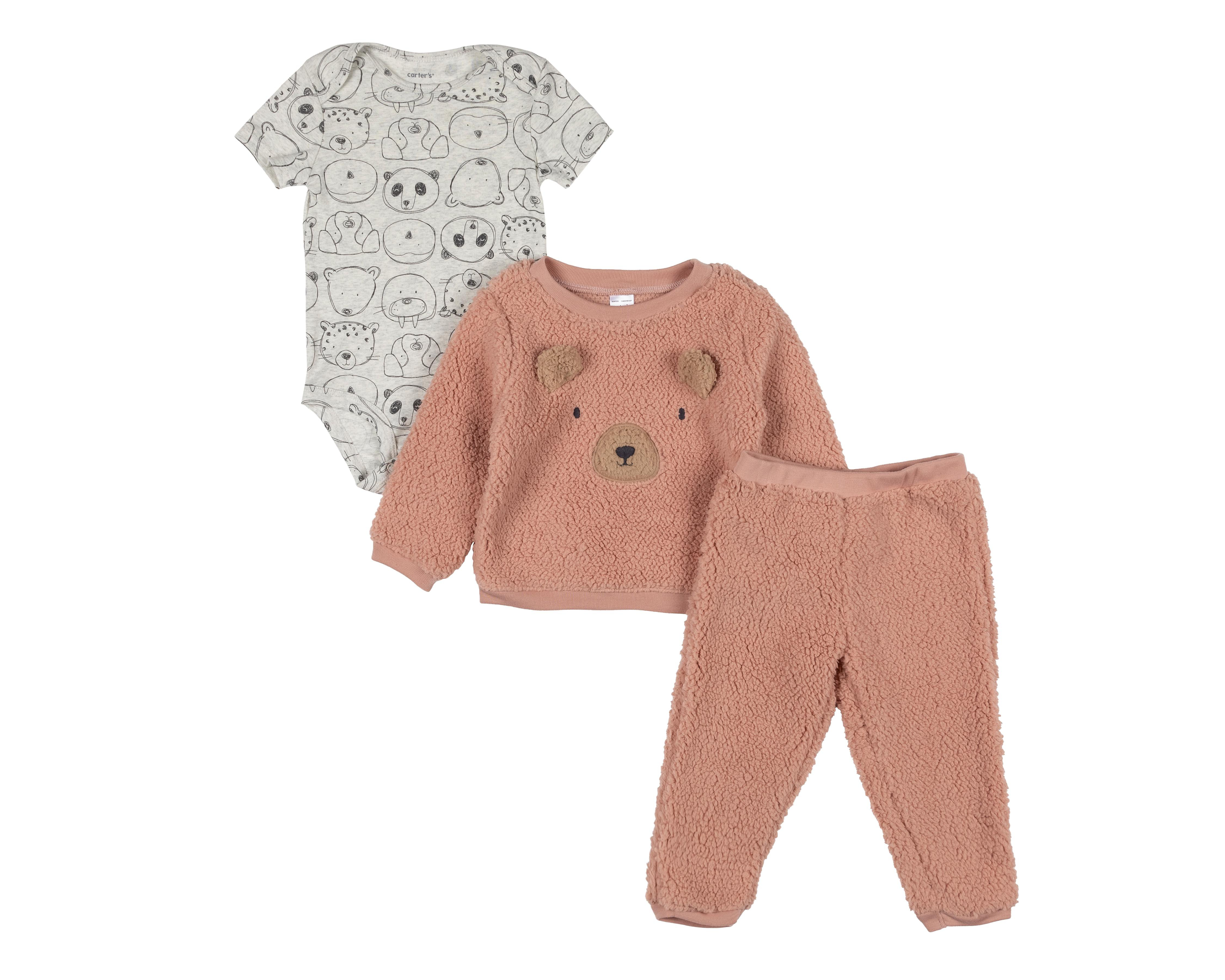 Conjunto para Bebé Niña Carter's 3 Piezas