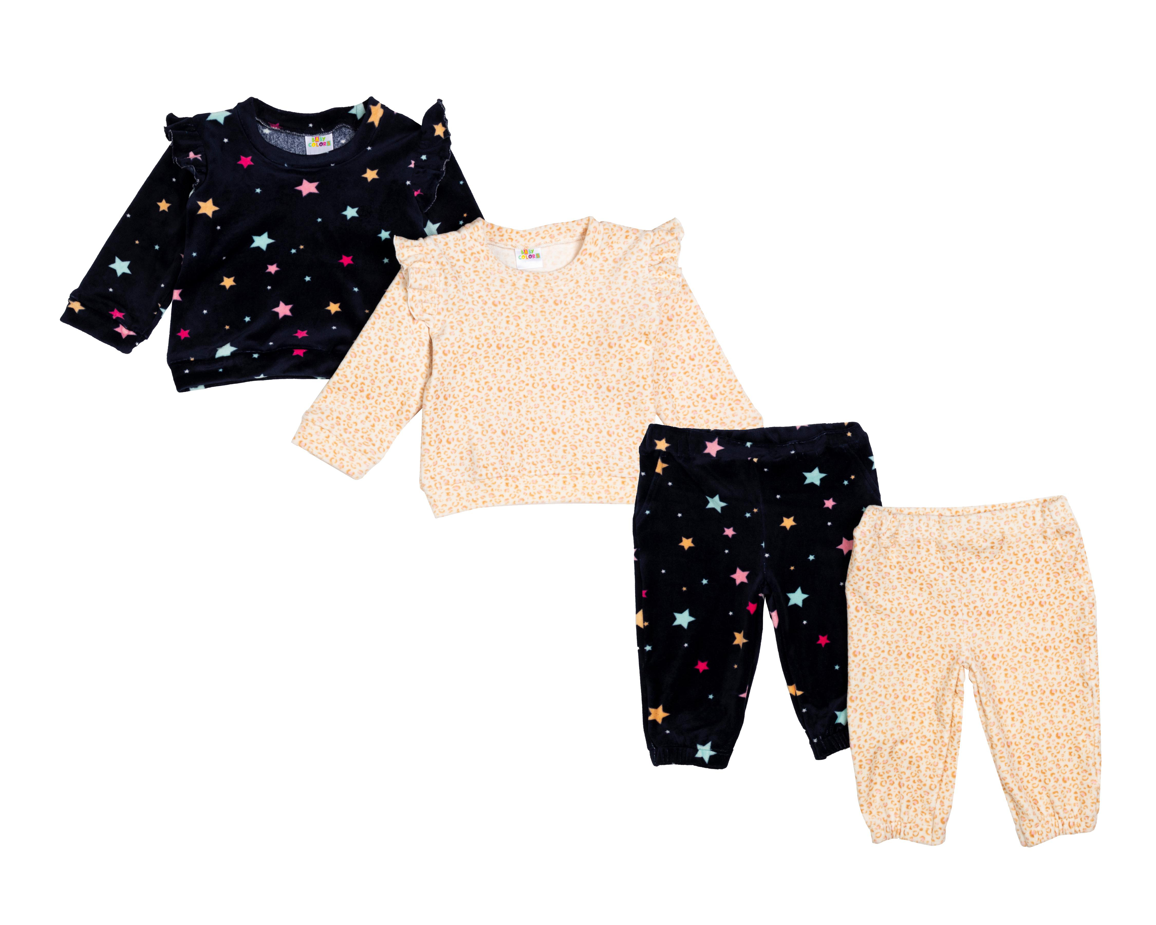 Conjunto para Bebé Niña Baby Colors 4 Piezas