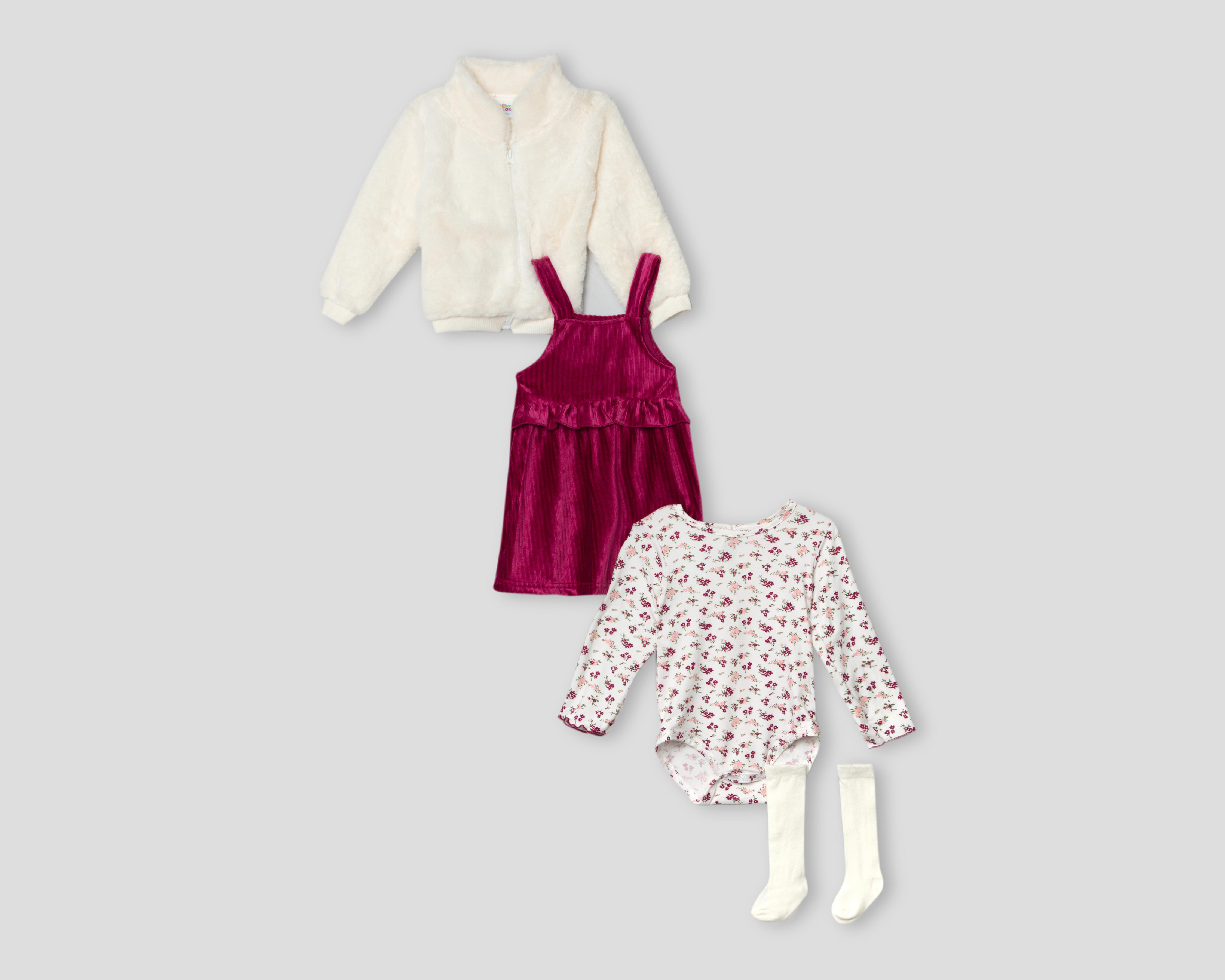 Foto 1 | Conjunto para Bebé Niña Baby Colors 4 Piezas