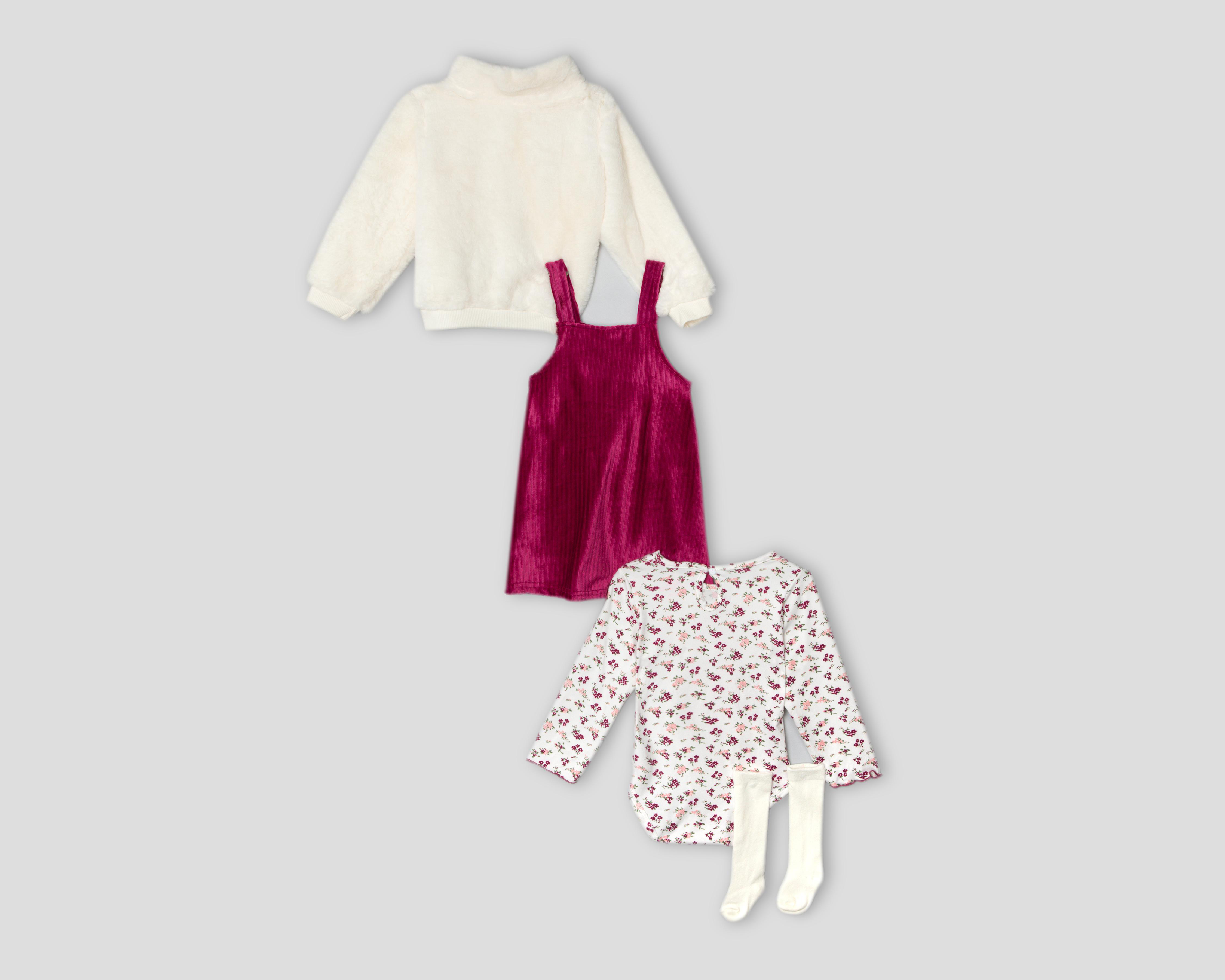 Foto 2 | Conjunto para Bebé Niña Baby Colors 4 Piezas