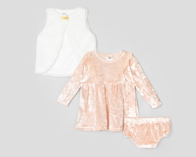 Foto 1 | Conjunto de Bebé Niña Baby Colors 3 Piezas