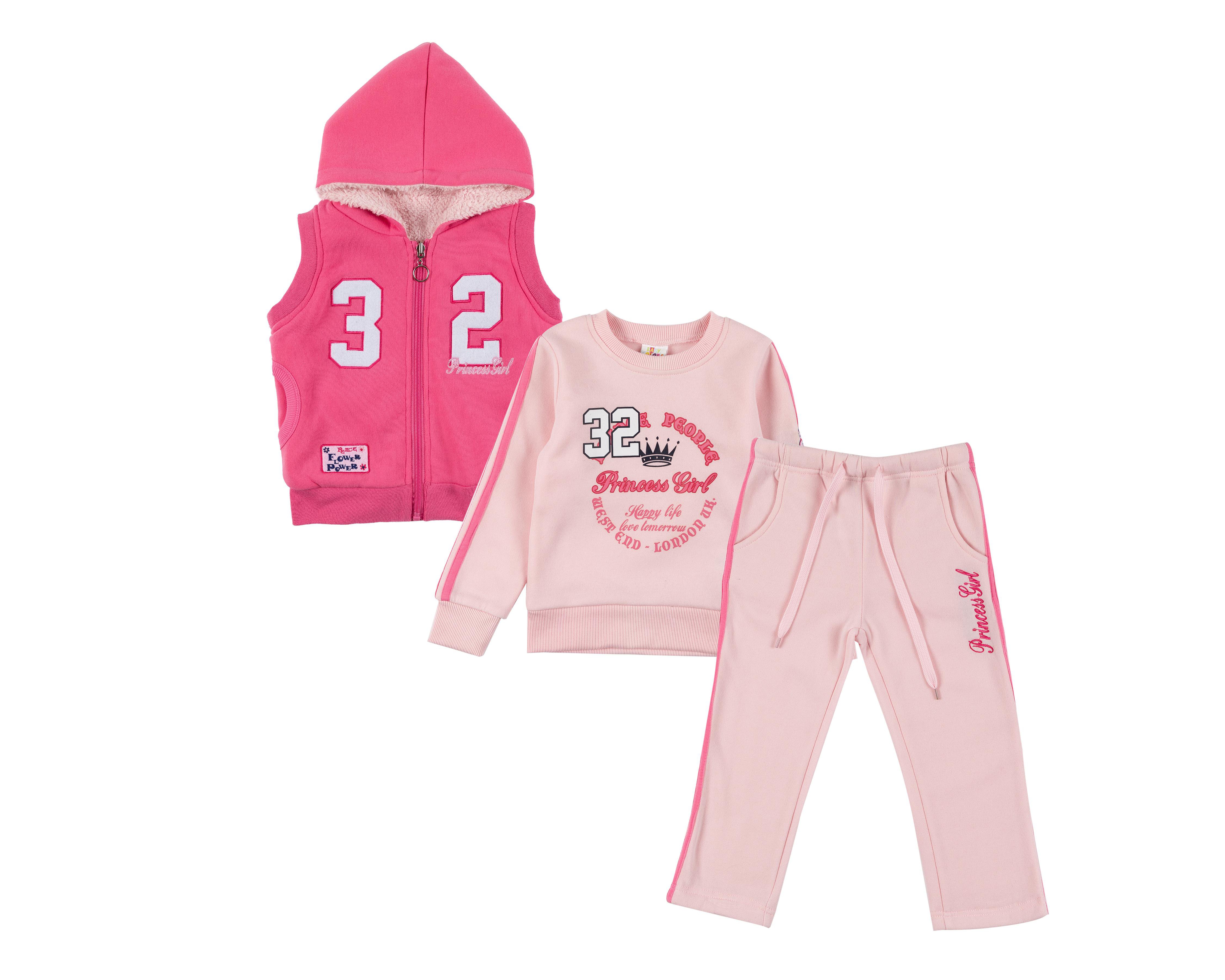 Foto 1 | Conjunto para Bebé Niña Baby Colors 3 Piezas